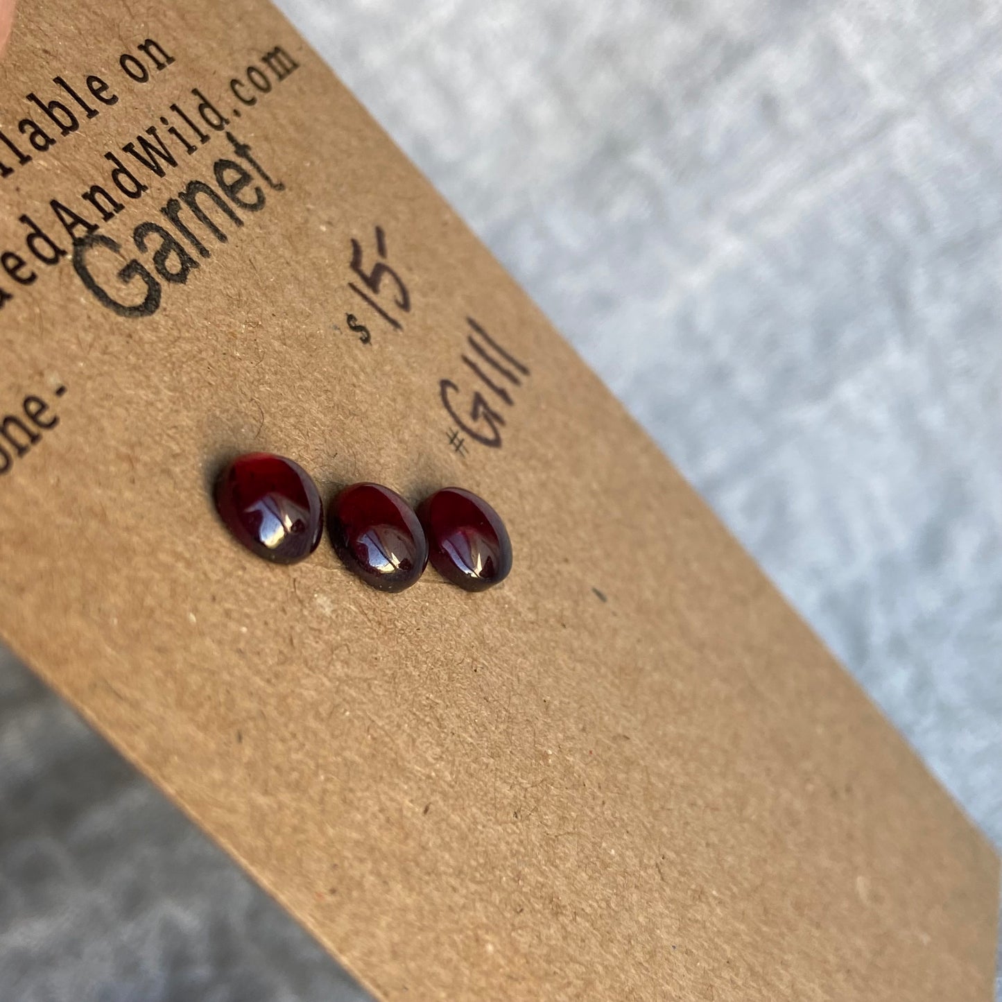 Garnet Cabochon - G111