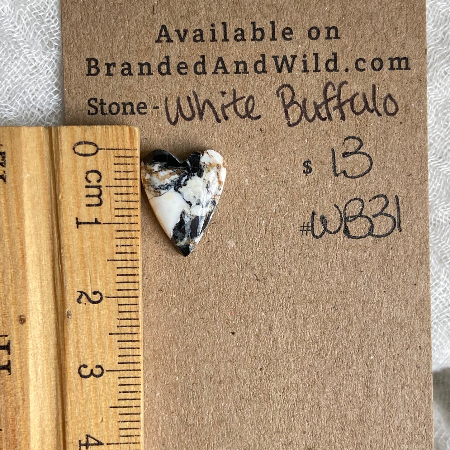 White Buffalo Cabochon - WB31