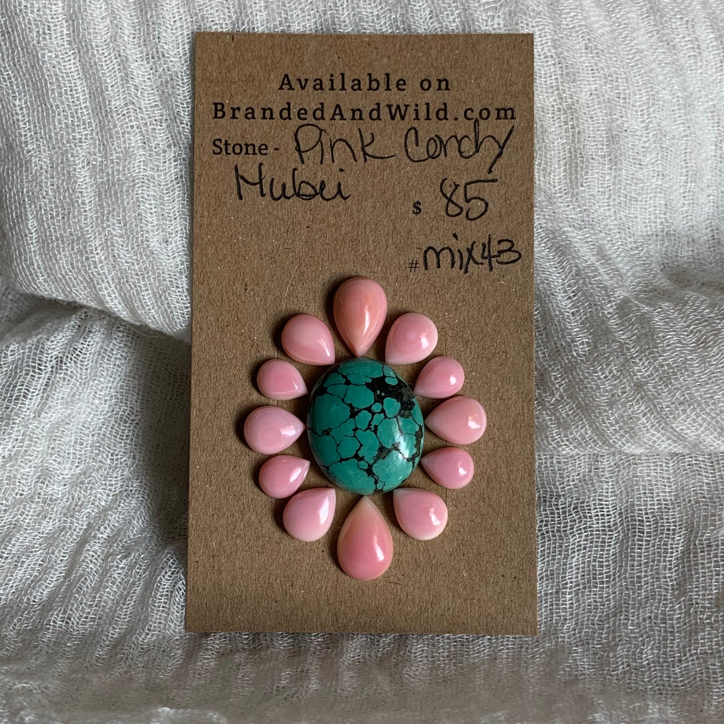 Hubei / Pink Conch Cabochon - Mix43