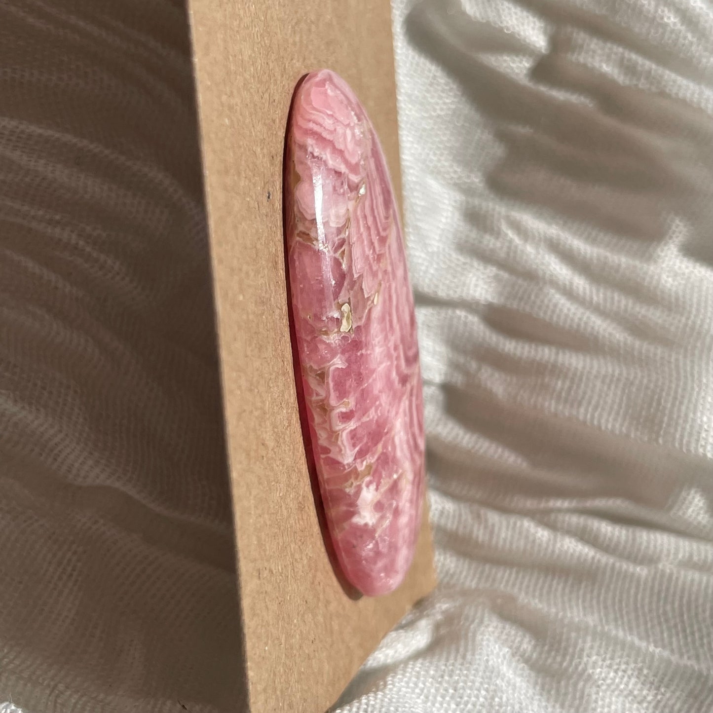 Rhodochrosite Cabochon - R061 53F48378-2822-4267-BD85-98C54BC90648 Brandedandwild.com