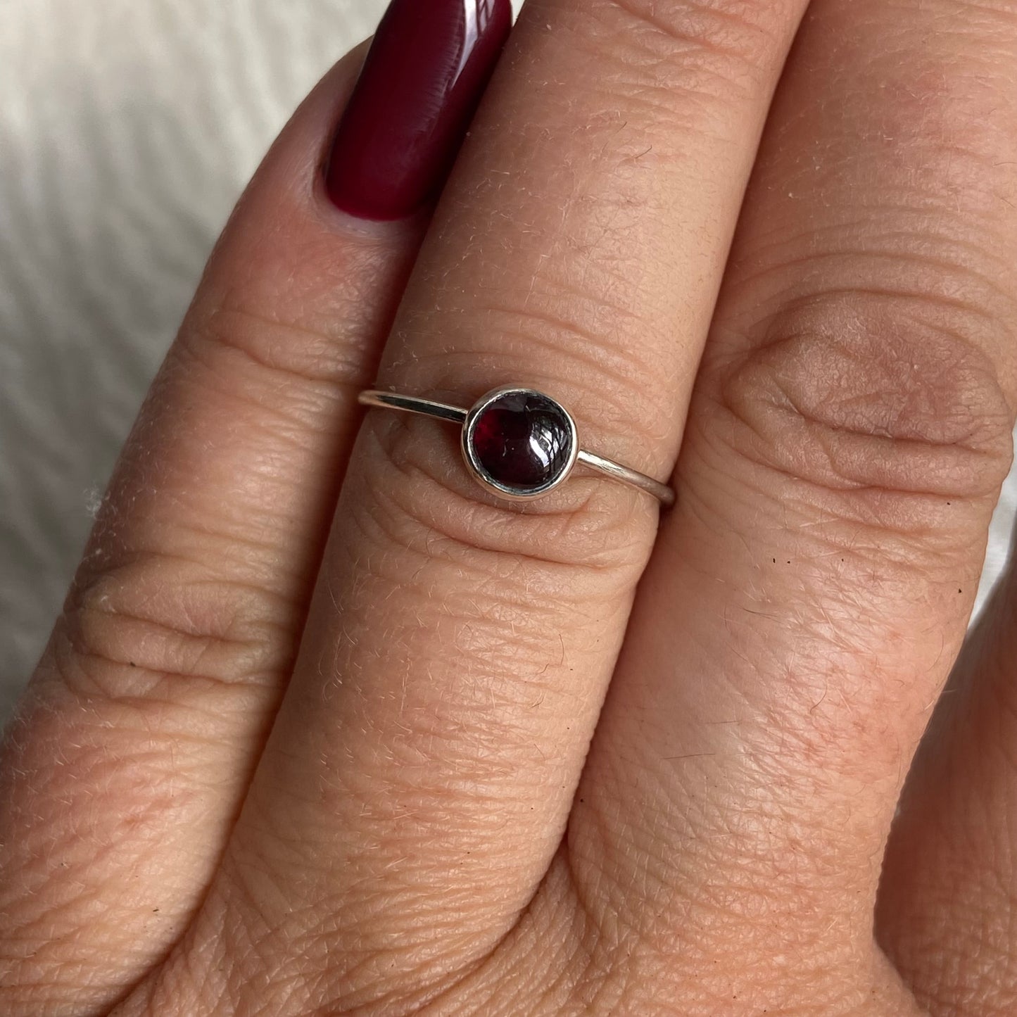 Sterling Silver Ring - R112 Size - 8