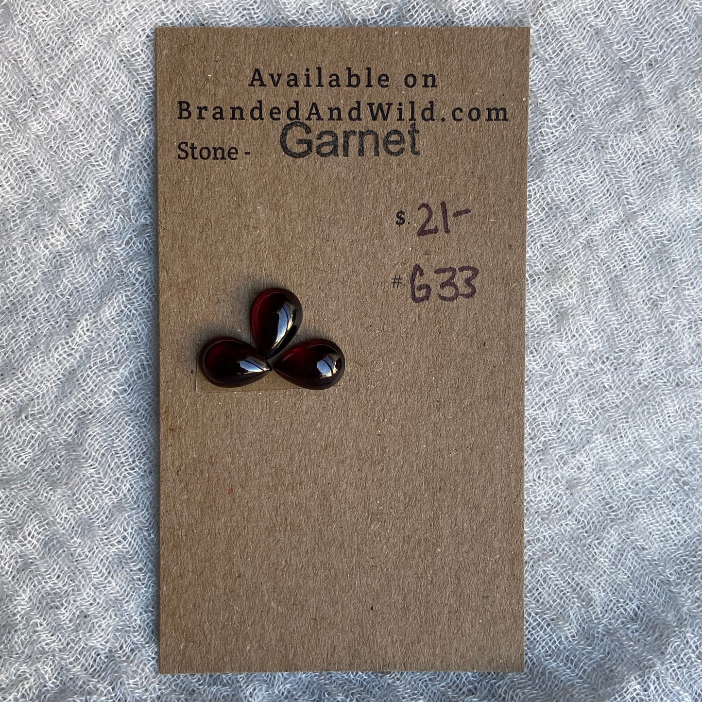 Garnet Cabochon - G33