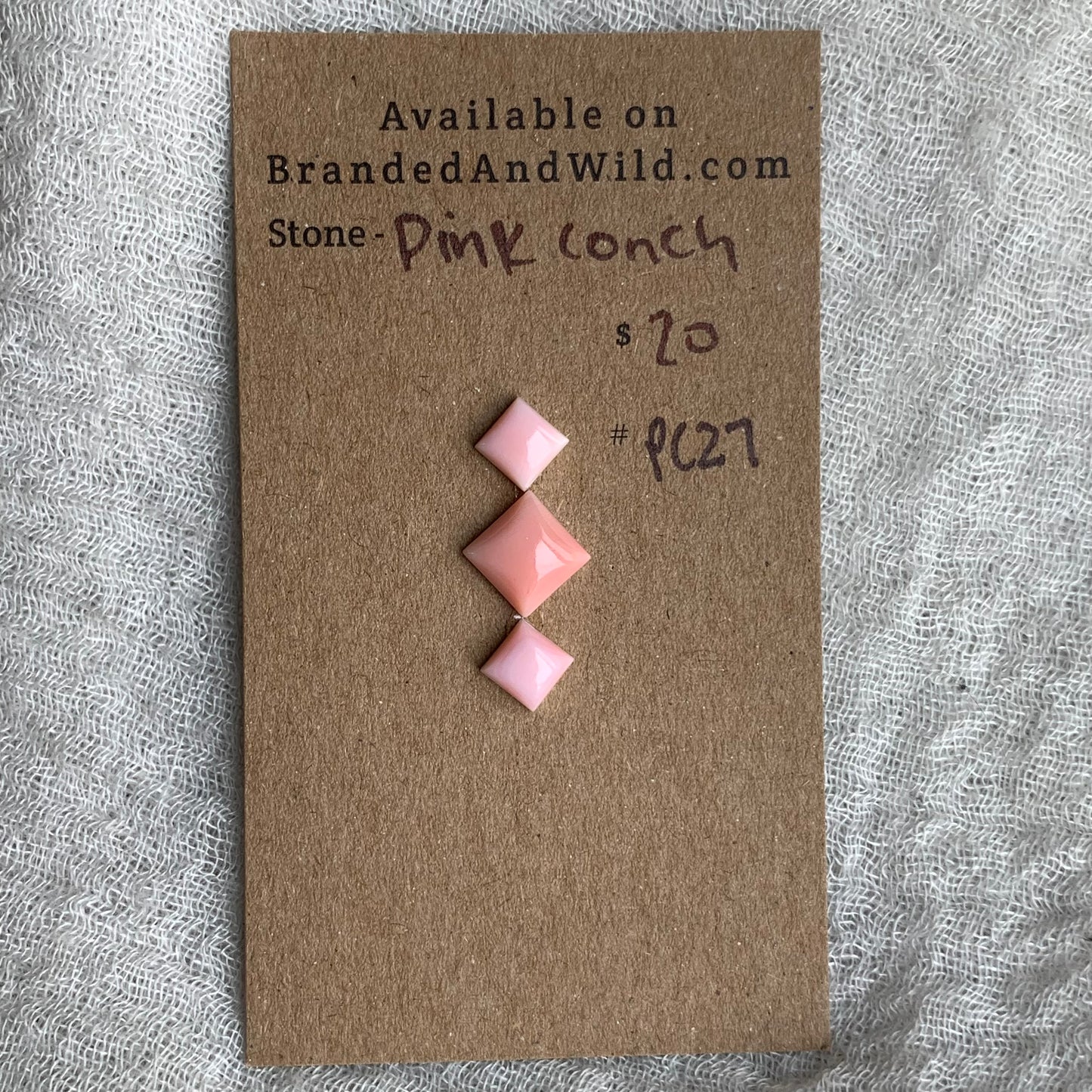 Pink Conch Cabochon - PC27