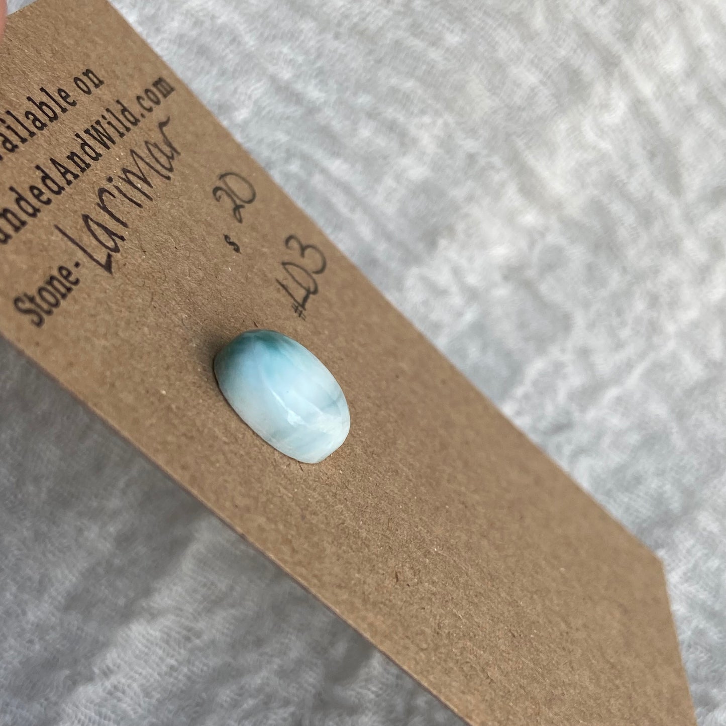 Larimar Cabochon - L03