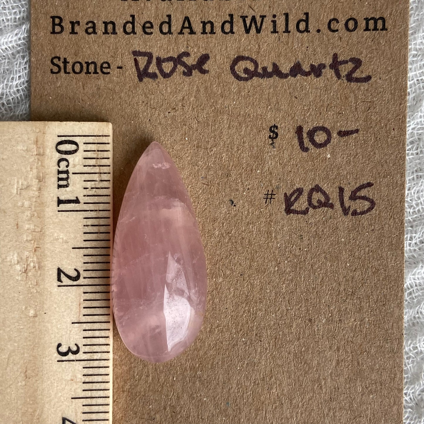 Rose Quartz Cabochon - RQ15