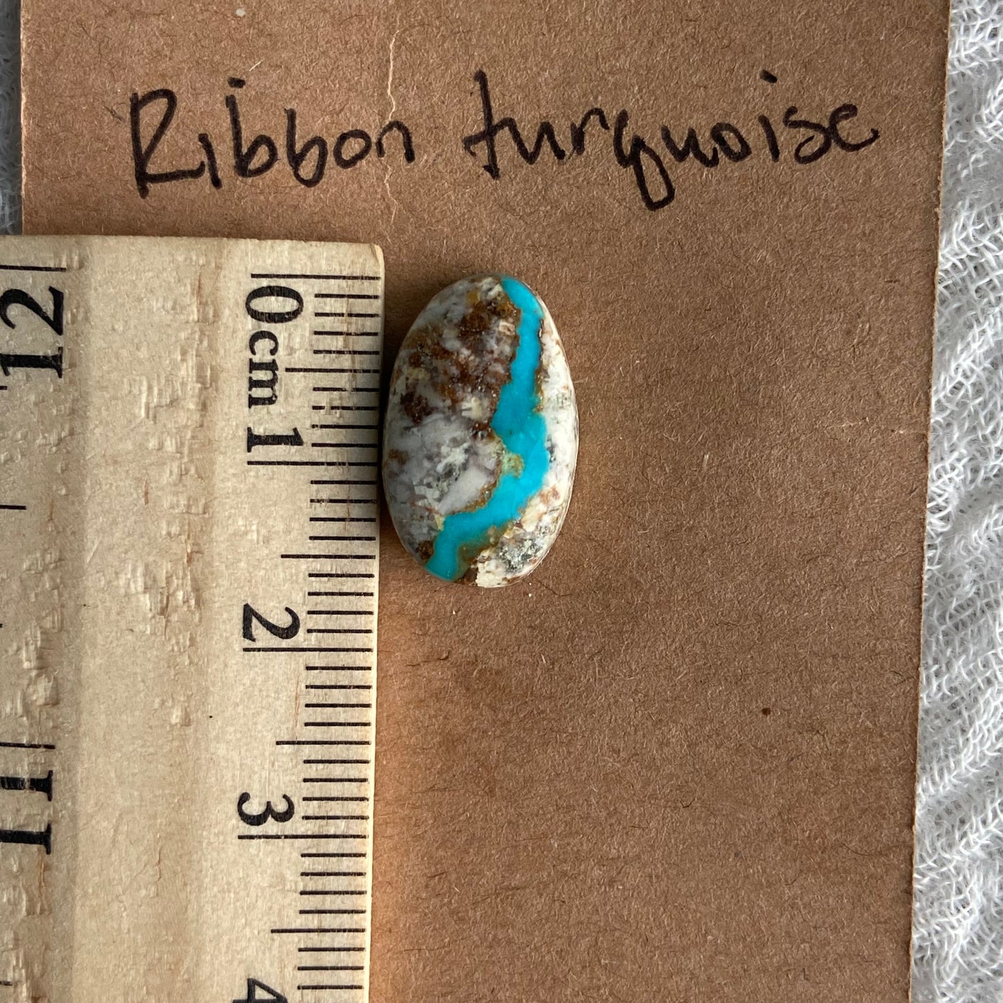 Ribbon Turquoise Cabochon - I73