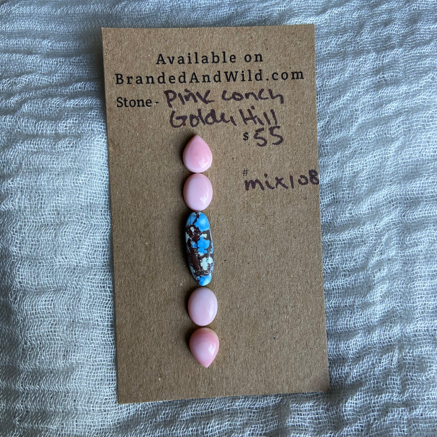 Pink Conch Cabochon - Mix108
