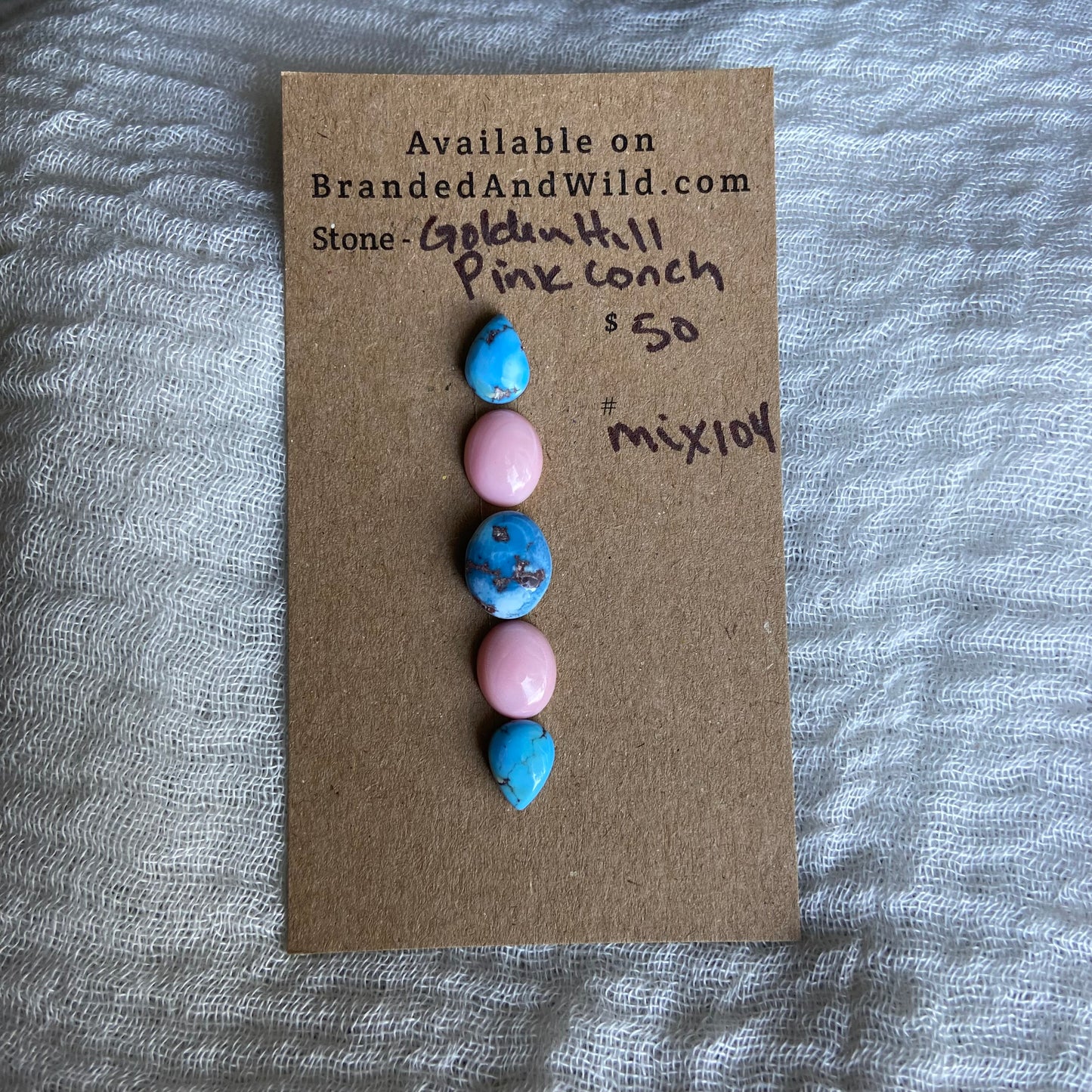Pink Conch Cabochon - Mix104