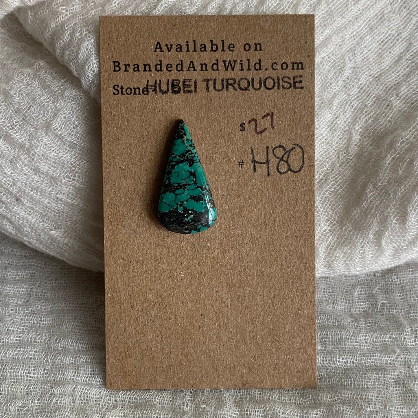 Hubei Turquoise Cabochon - H80