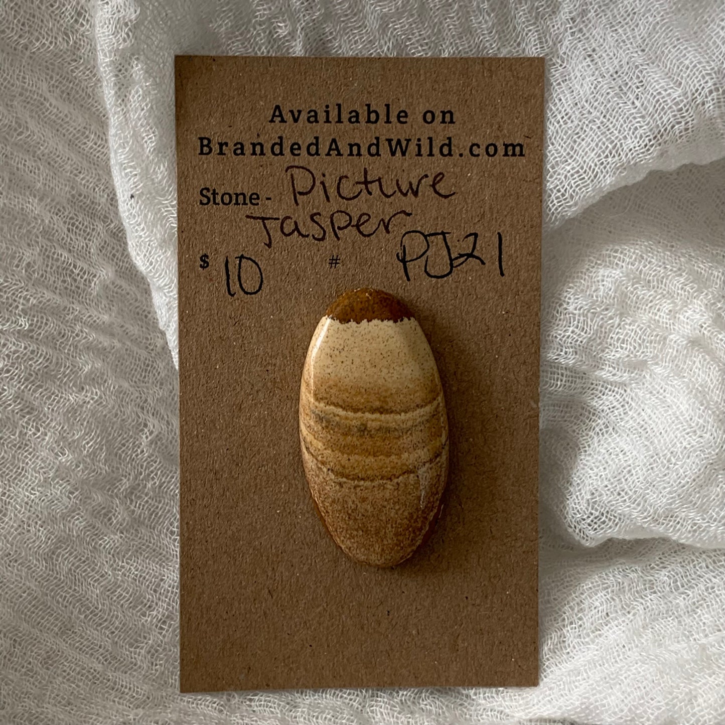 Picture Jasper cabochon - PJ21