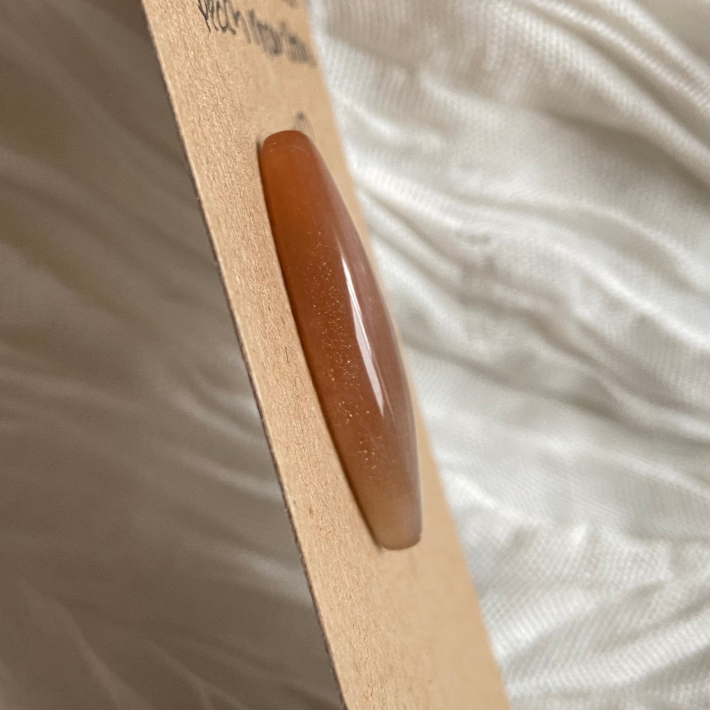 Peach Moonstone Cabochon - M064 5987DEE1-5472-4844-AC0B-3E3299760E8A Brandedandwild.com