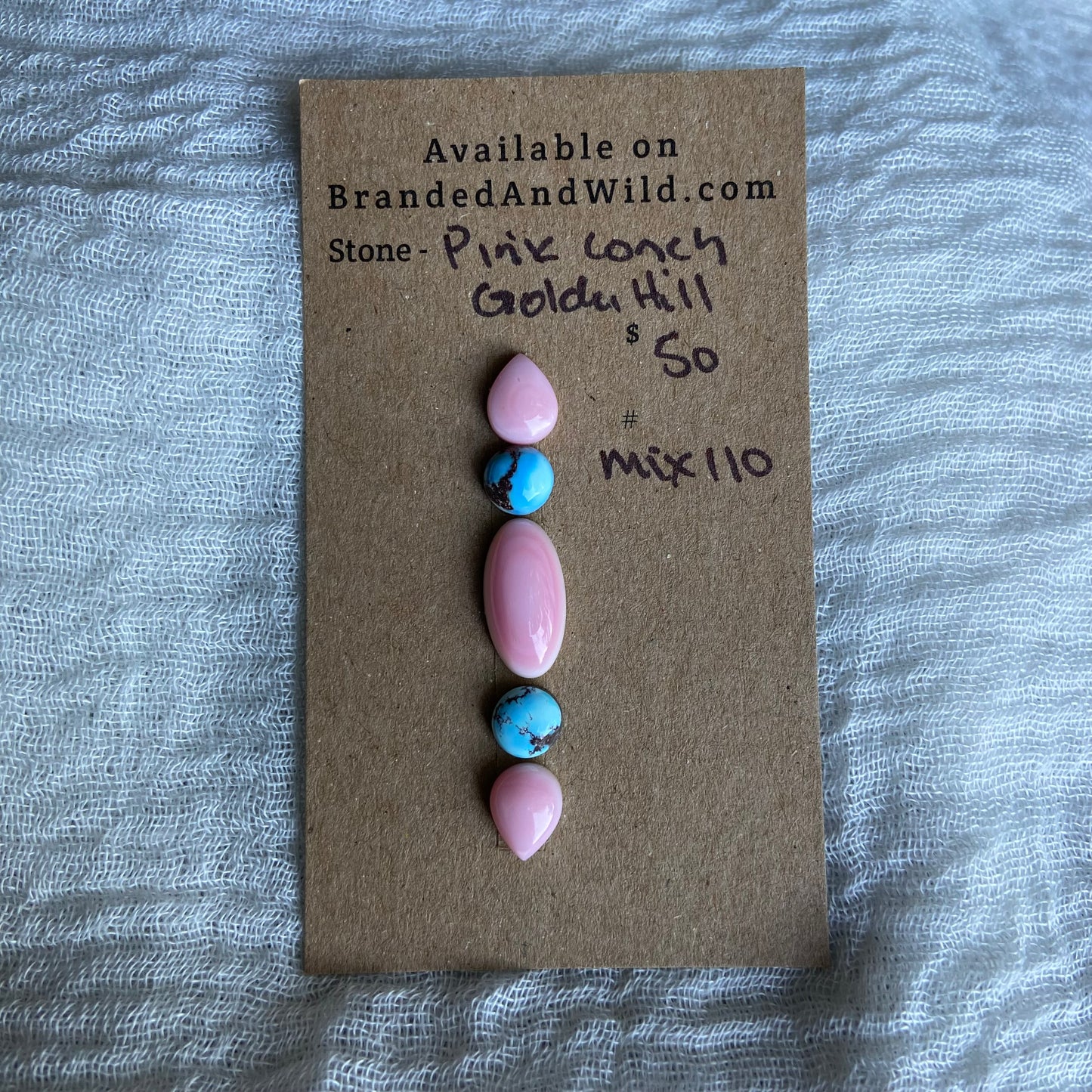 Pink Conch Cabochon - Mix110