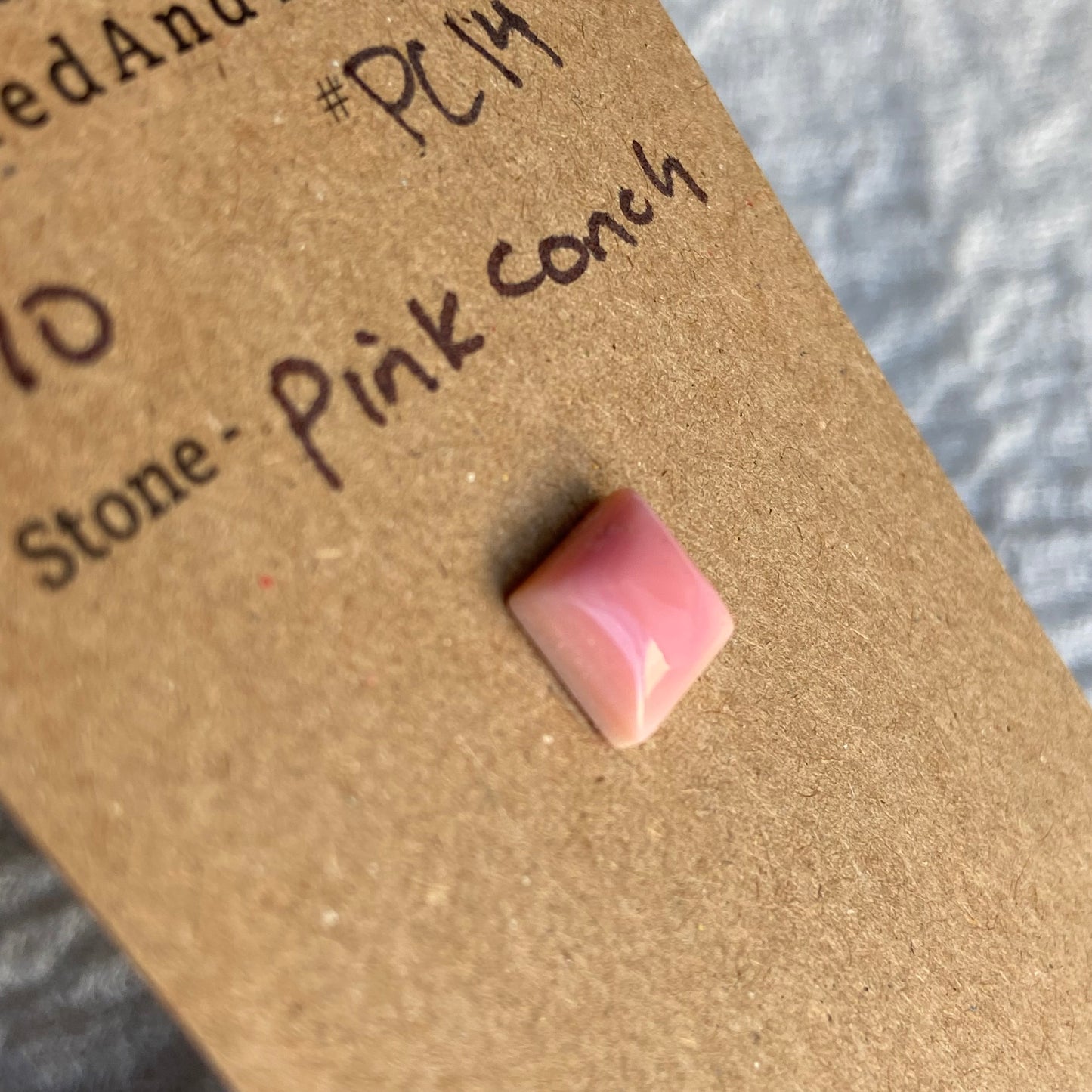 Pink Conch Cabochon - PC14