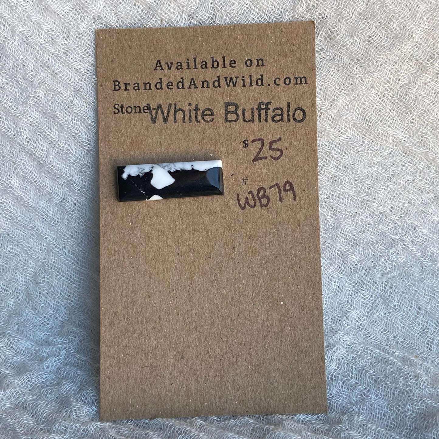 White Buffalo Cabochon - WB79