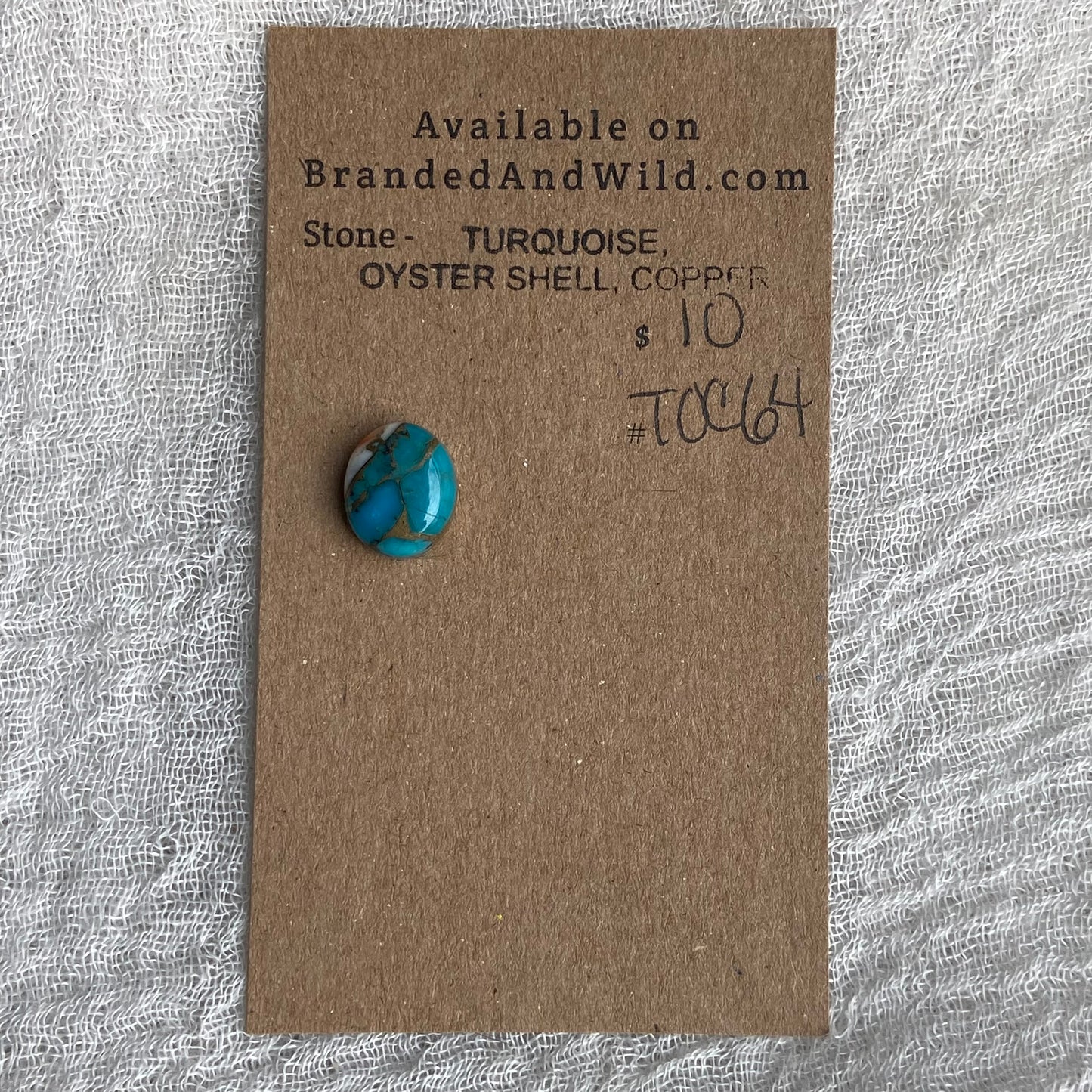 Turquoise, Oyster Shell, Copper - TOC64