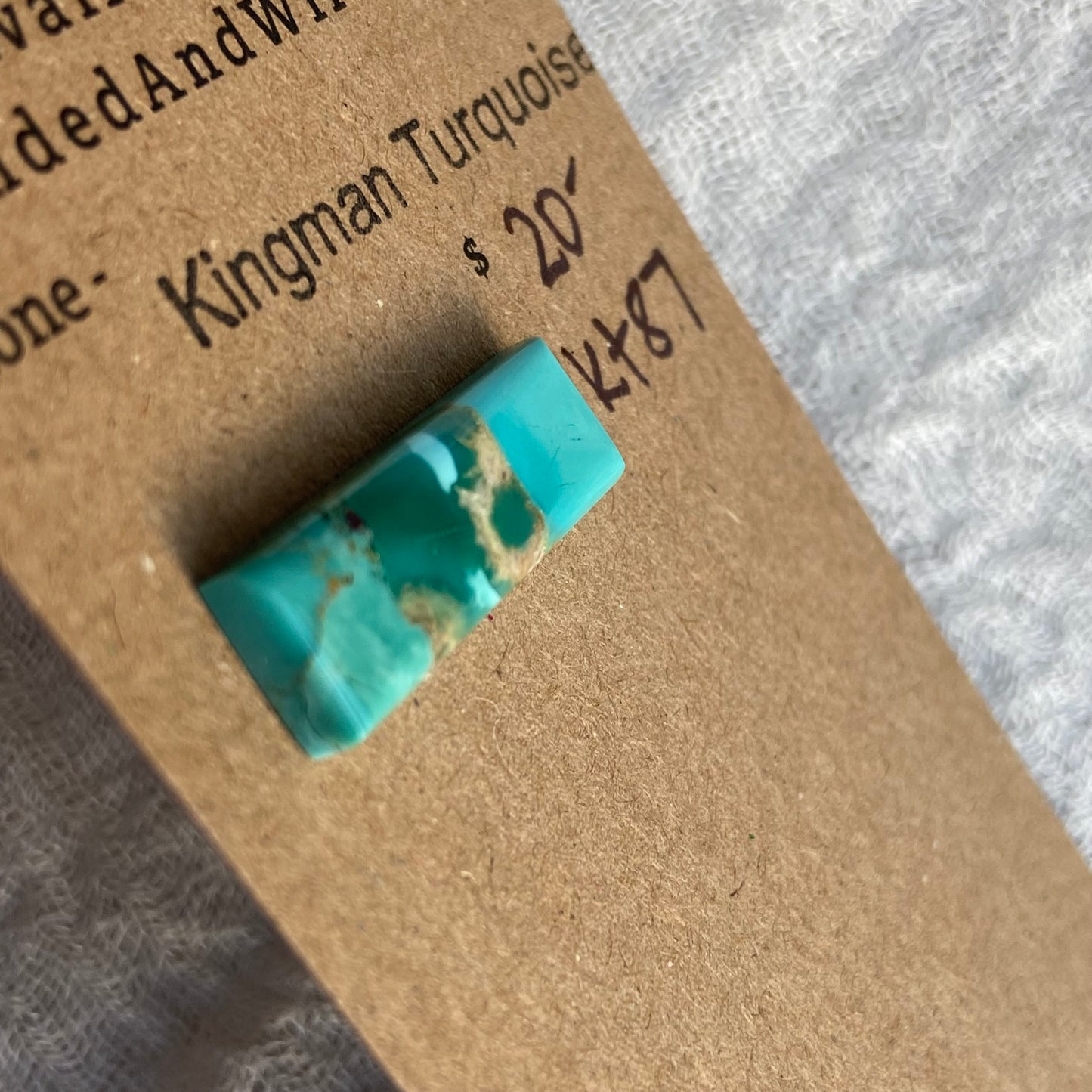 Kingman Turquoise Cabochon - KT87