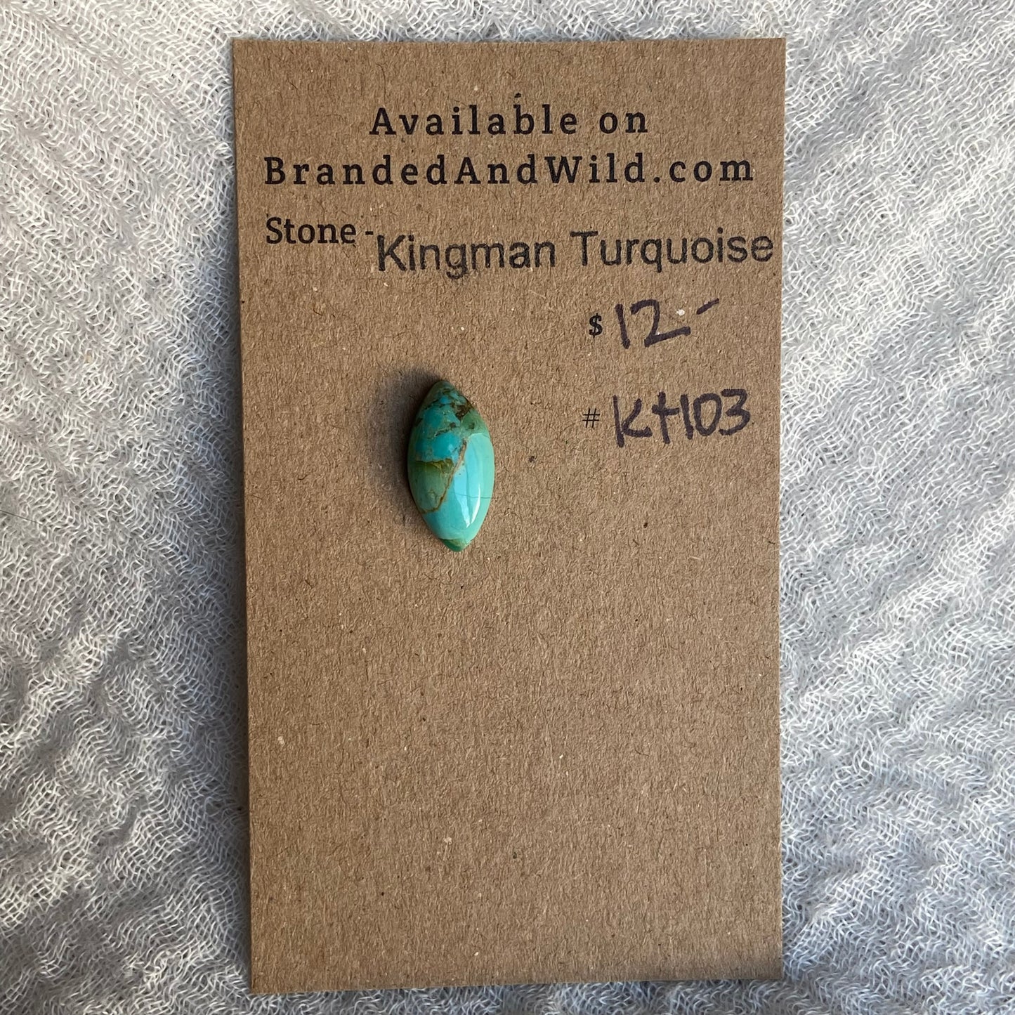 Kingman Turquoise Cabochon - KT103