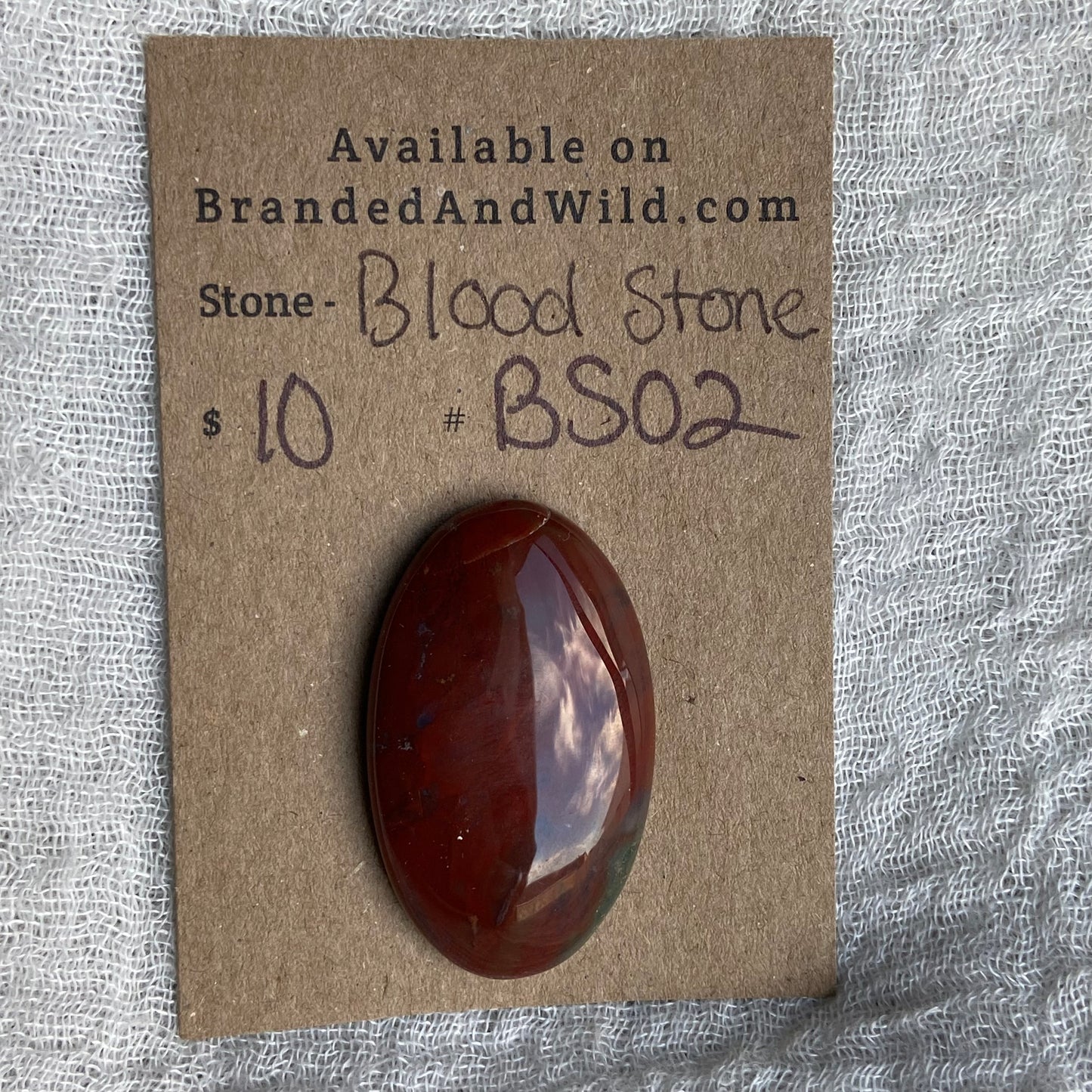 Blood Stone Cabochon - BS02