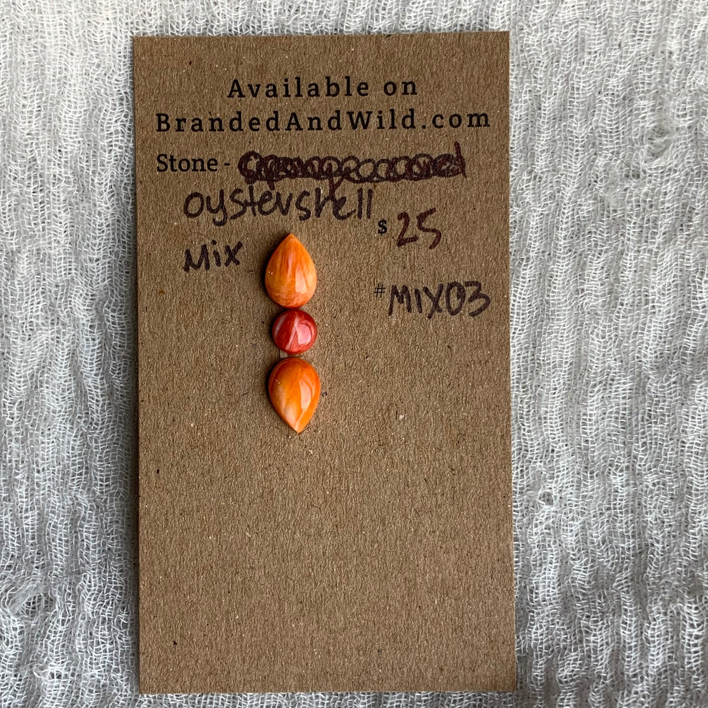 Oystershell Cabochon - MIX03