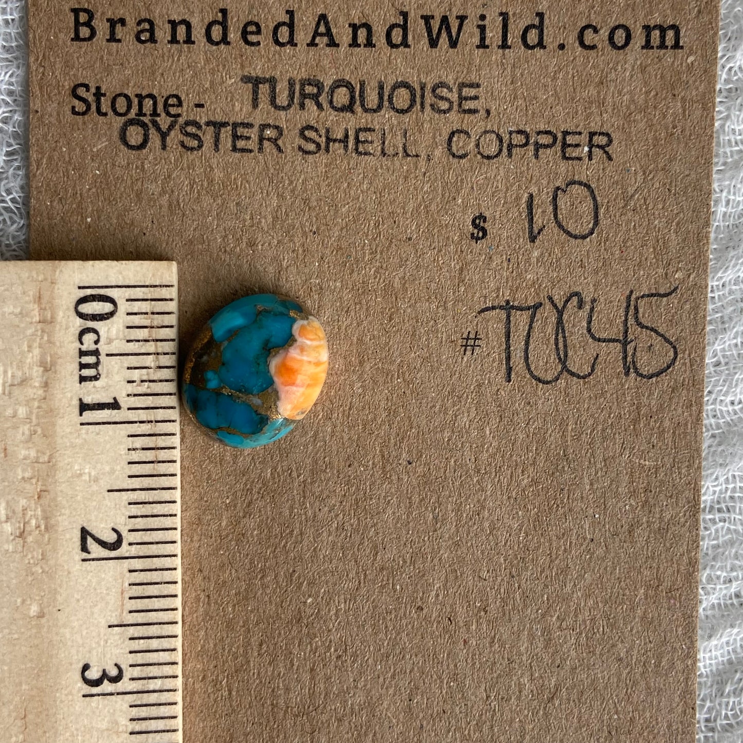 Turquoise, Oyster Shell, Copper - TOC45