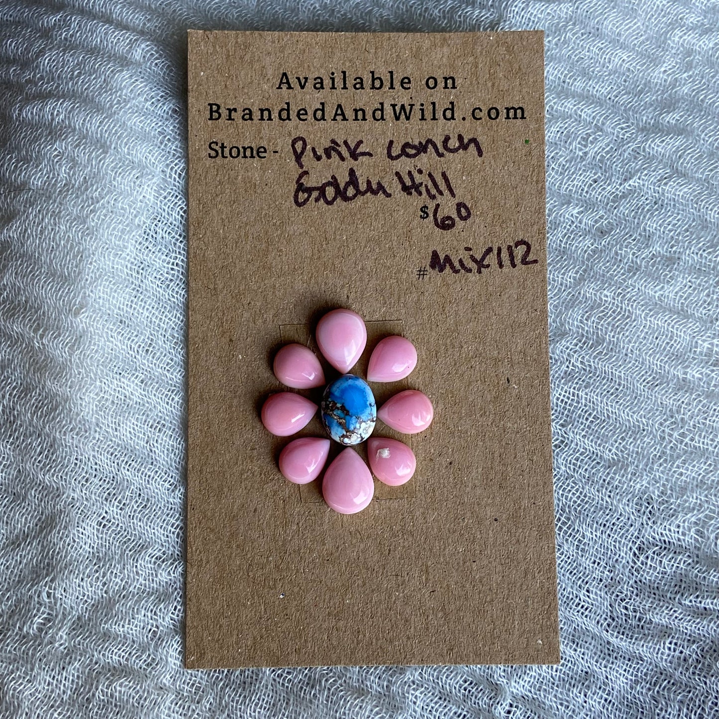 Pink Conch Cabochon - Mix112