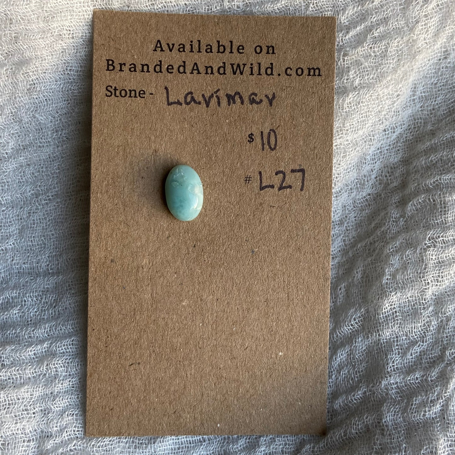 Larimar Cabochon - L27