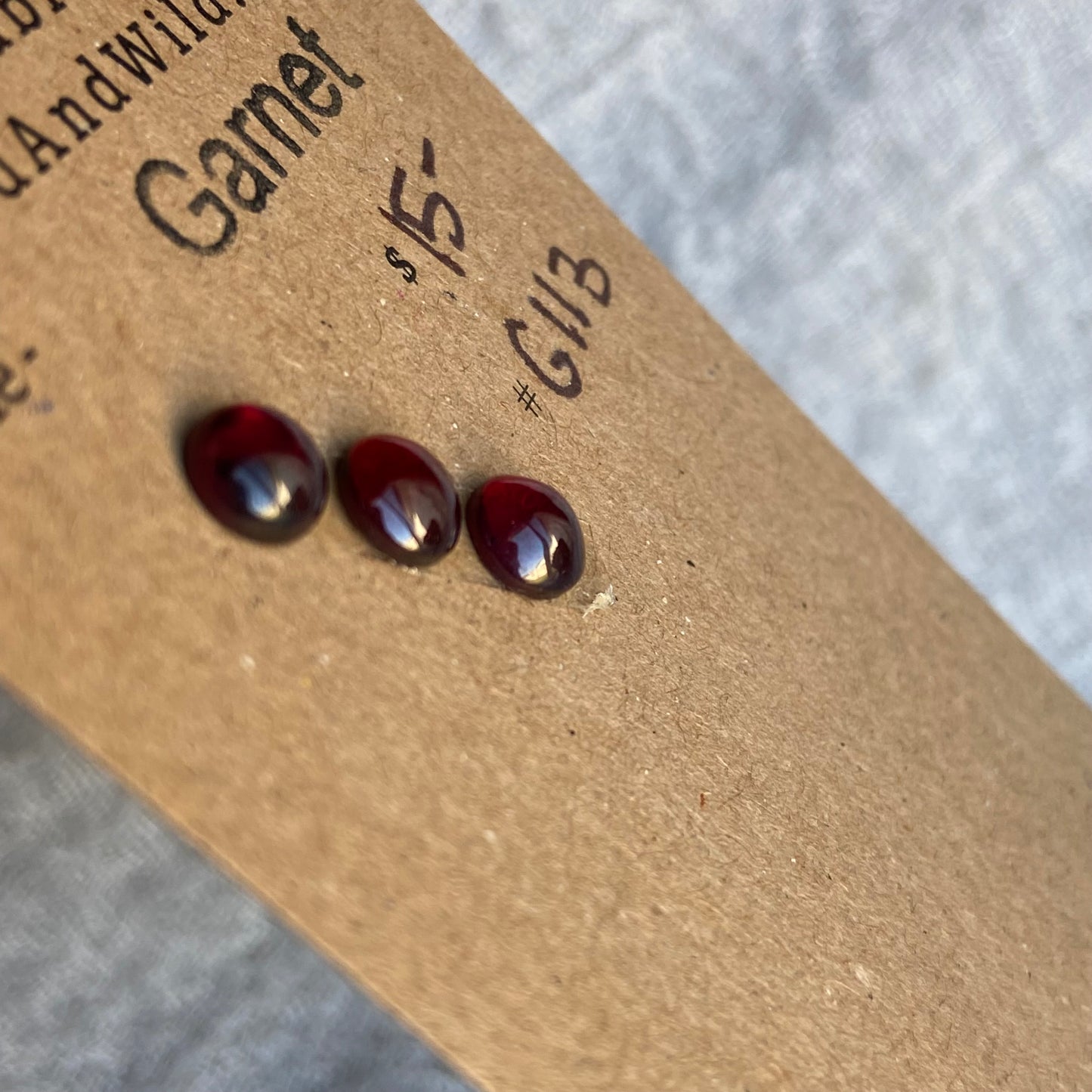 Garnet Cabochon - G113