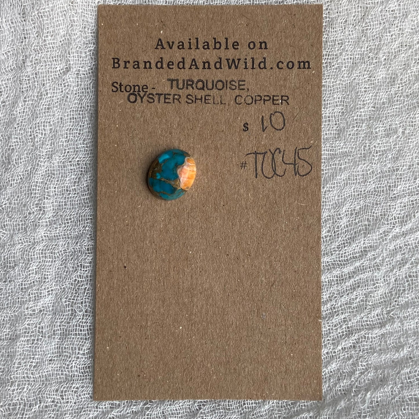 Turquoise, Oyster Shell, Copper - TOC45