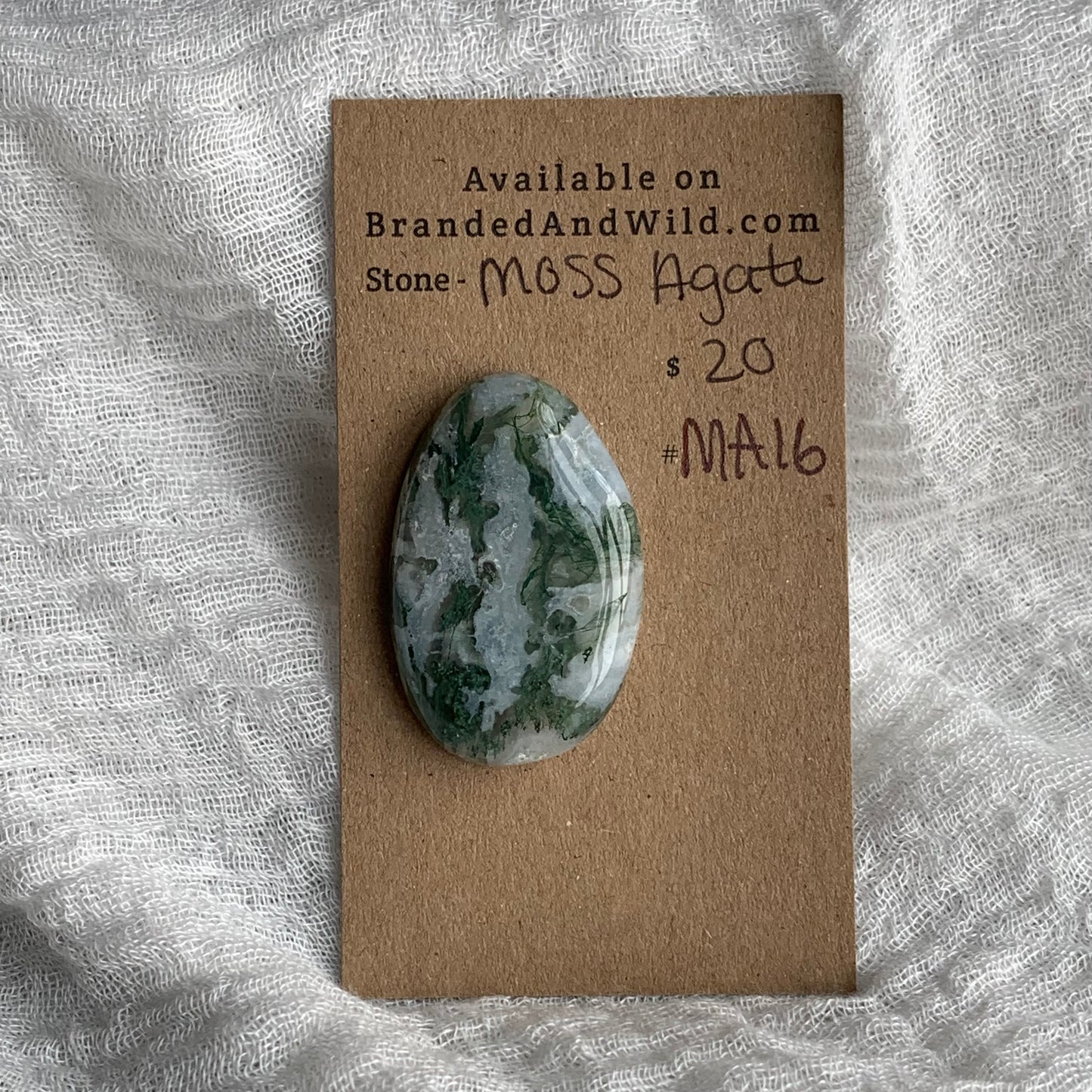 Moss Agate Cabochon- MA16