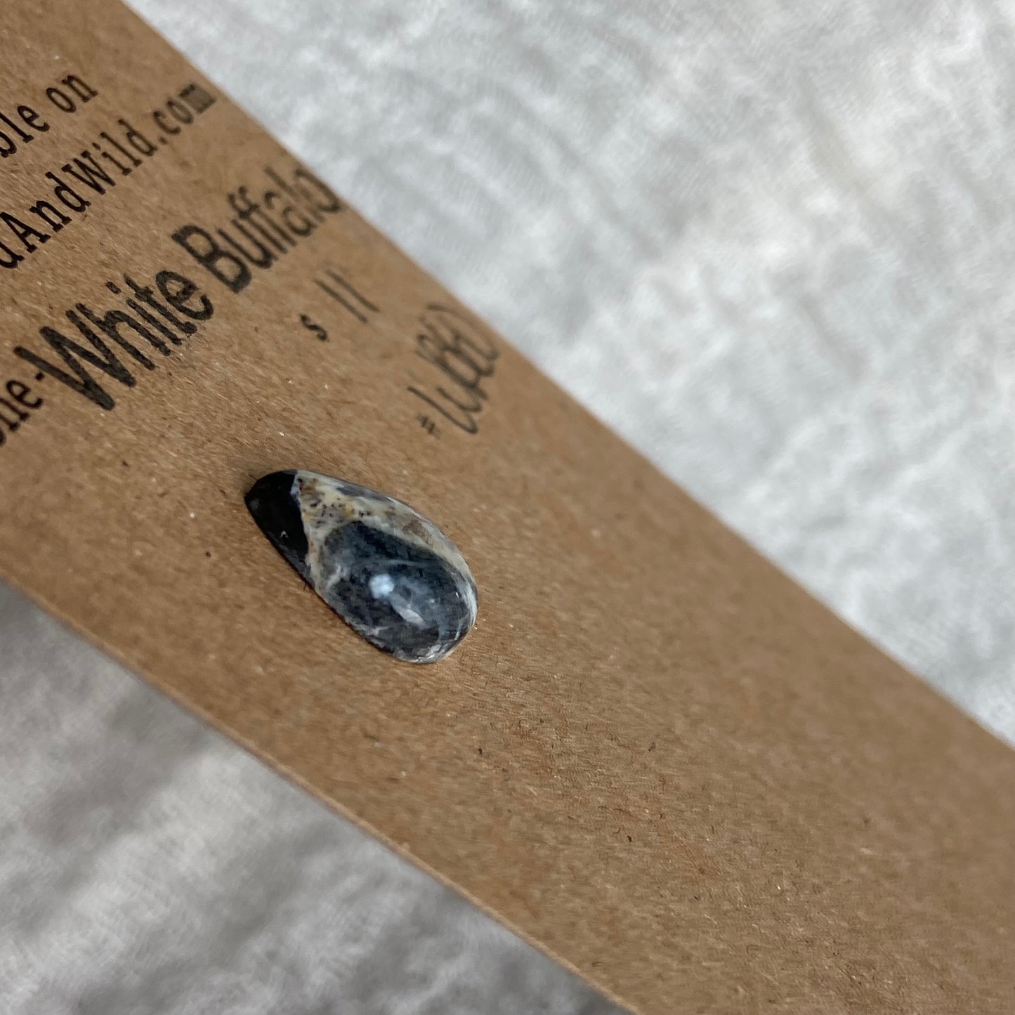 White Buffalo Cabochon - WB60