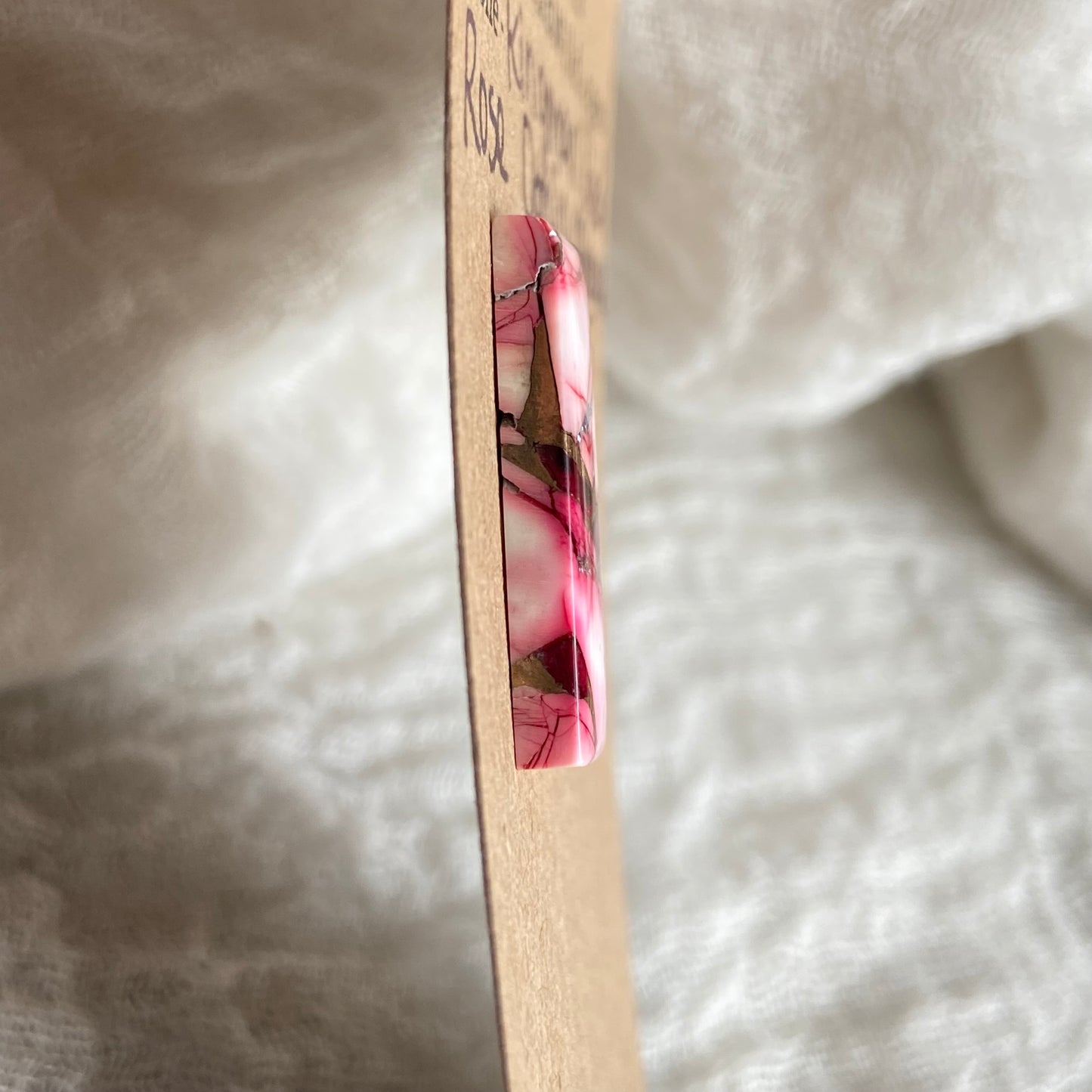 Kingman Red Dahlia Rose Mohave Cabochon - KR9