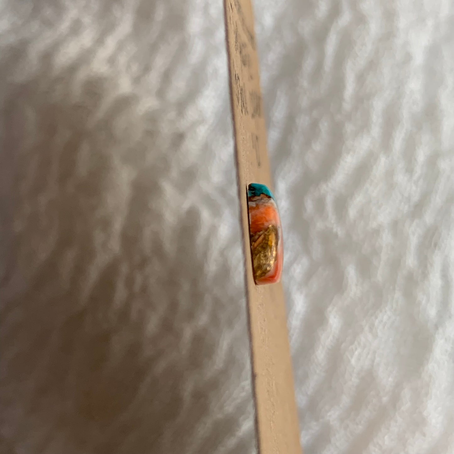 Turquoise, Oystershell, Copper Cabochon - TOC39