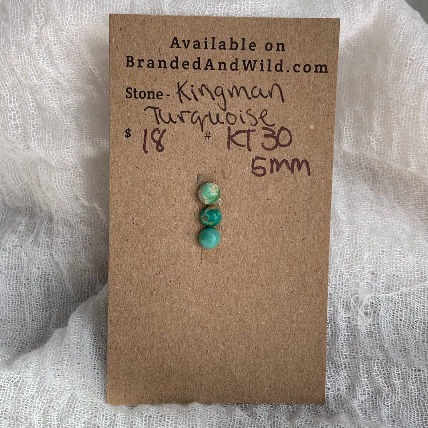 Kingman Turquoise Cabochon - KT30