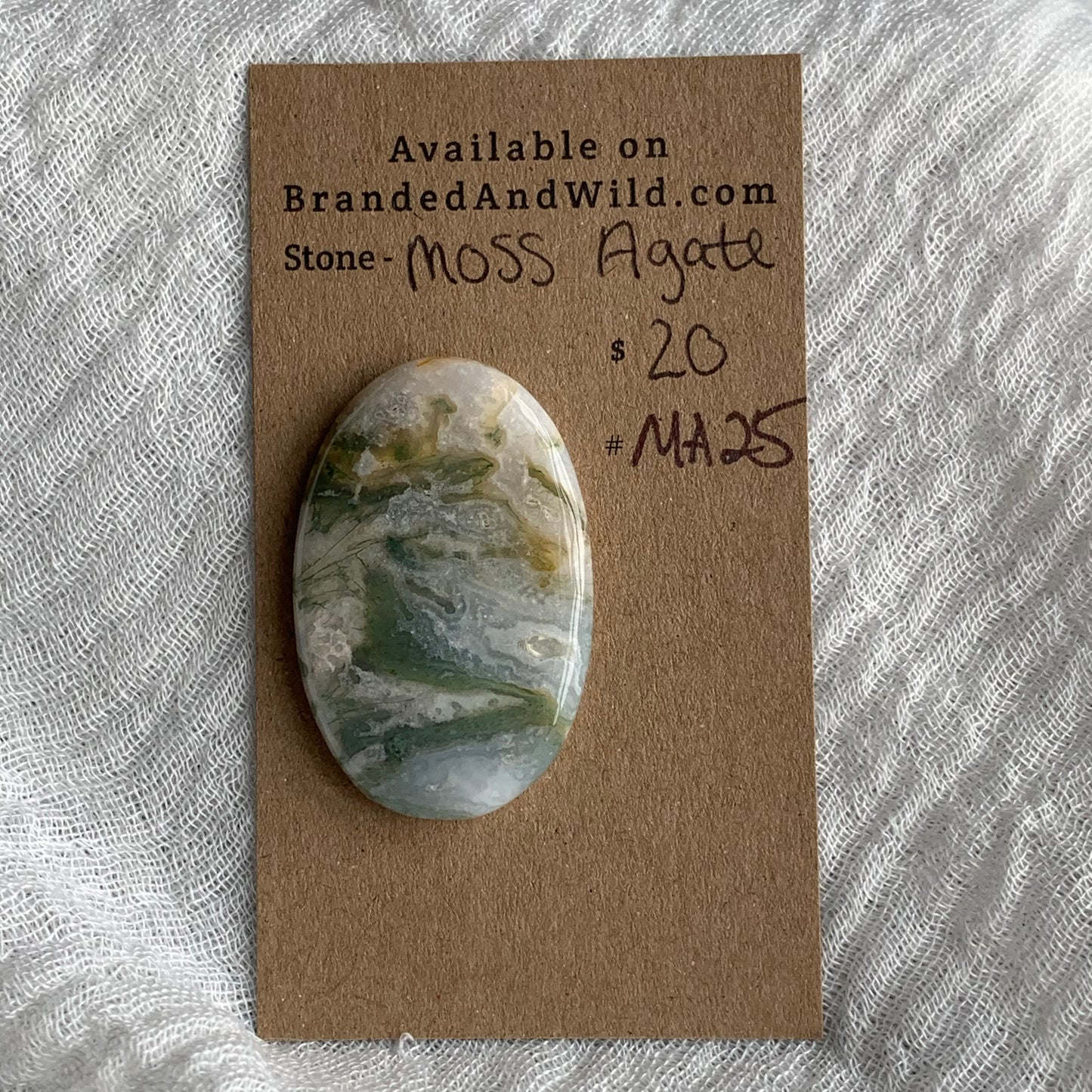 Moss Agate Cabochon- MA25