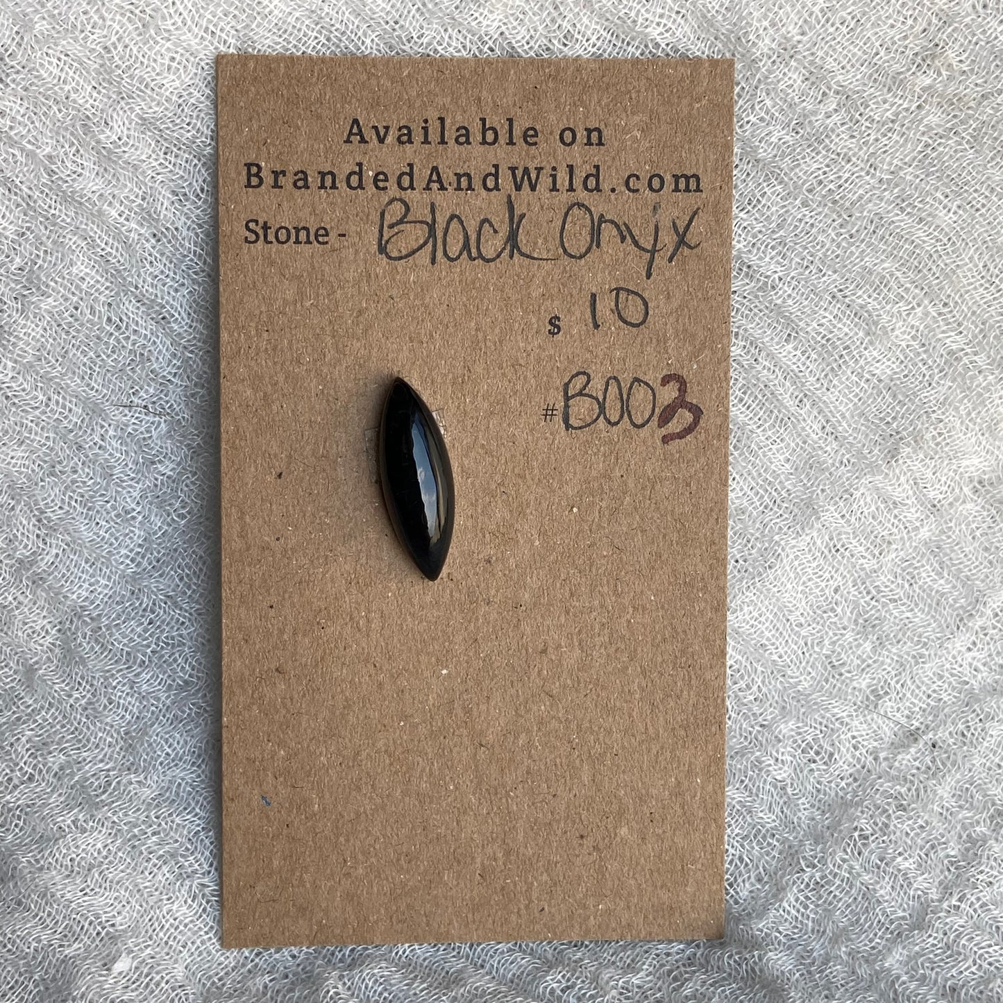 Black Onyx - Cabochon - BO3