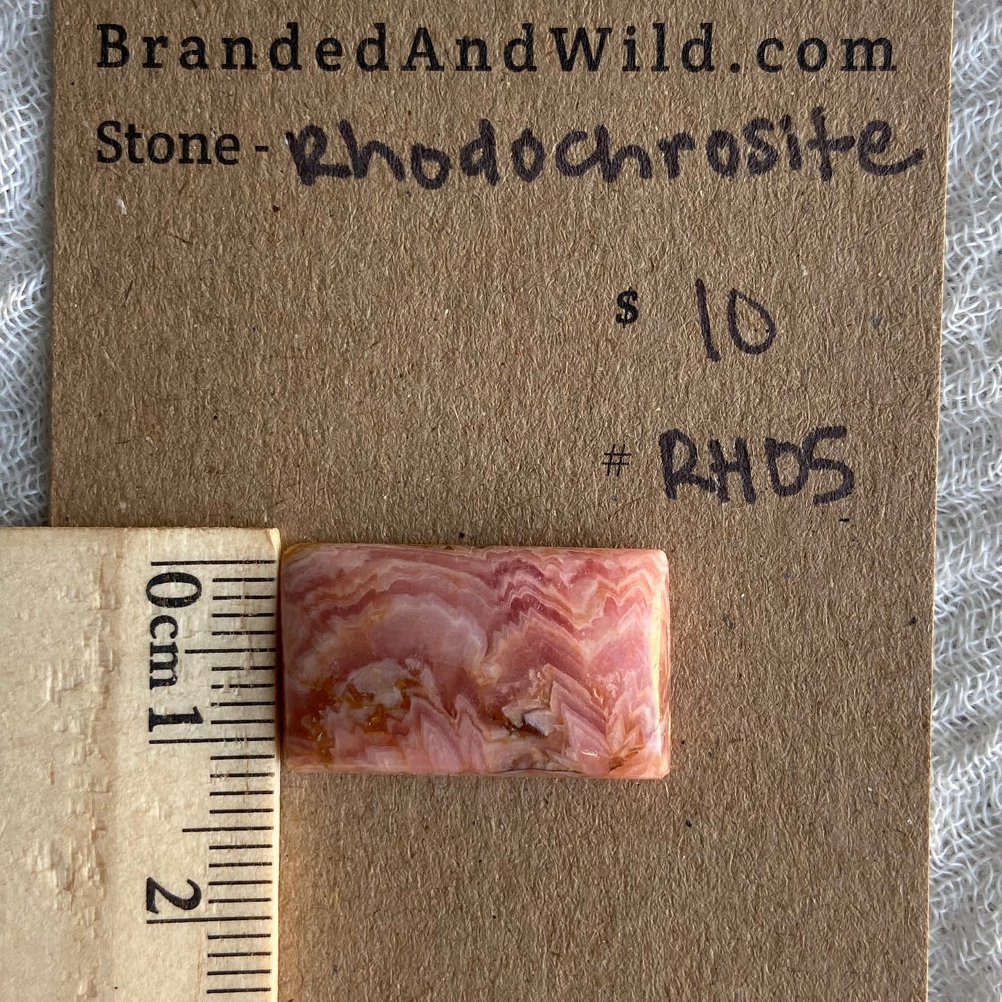 Rhodochrosite Cabochon - R05