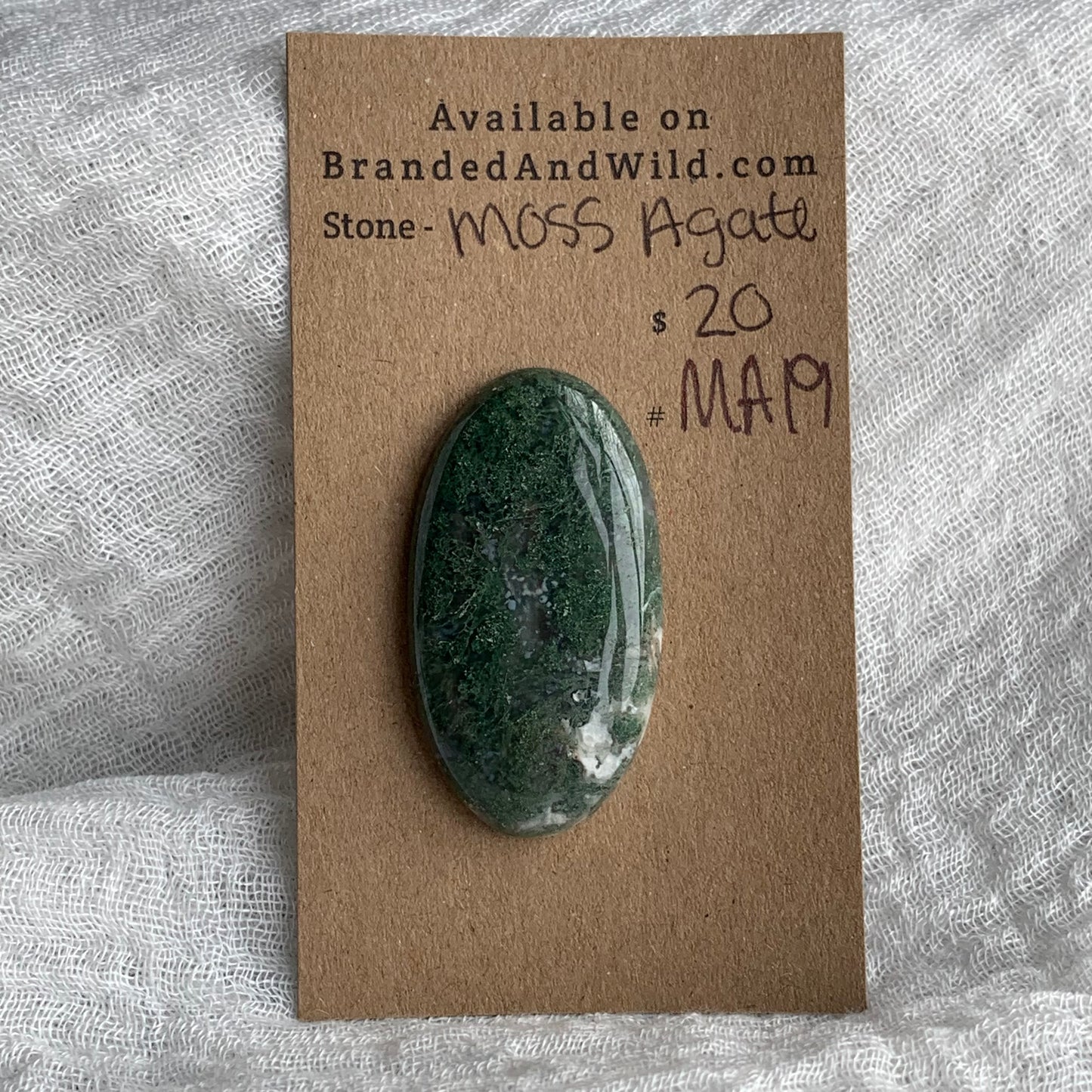 Moss Agate Cabochon- MA19