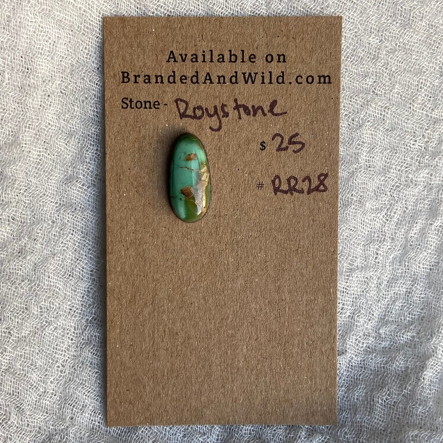Royston Ribbon Turquoise Cabochon RR28