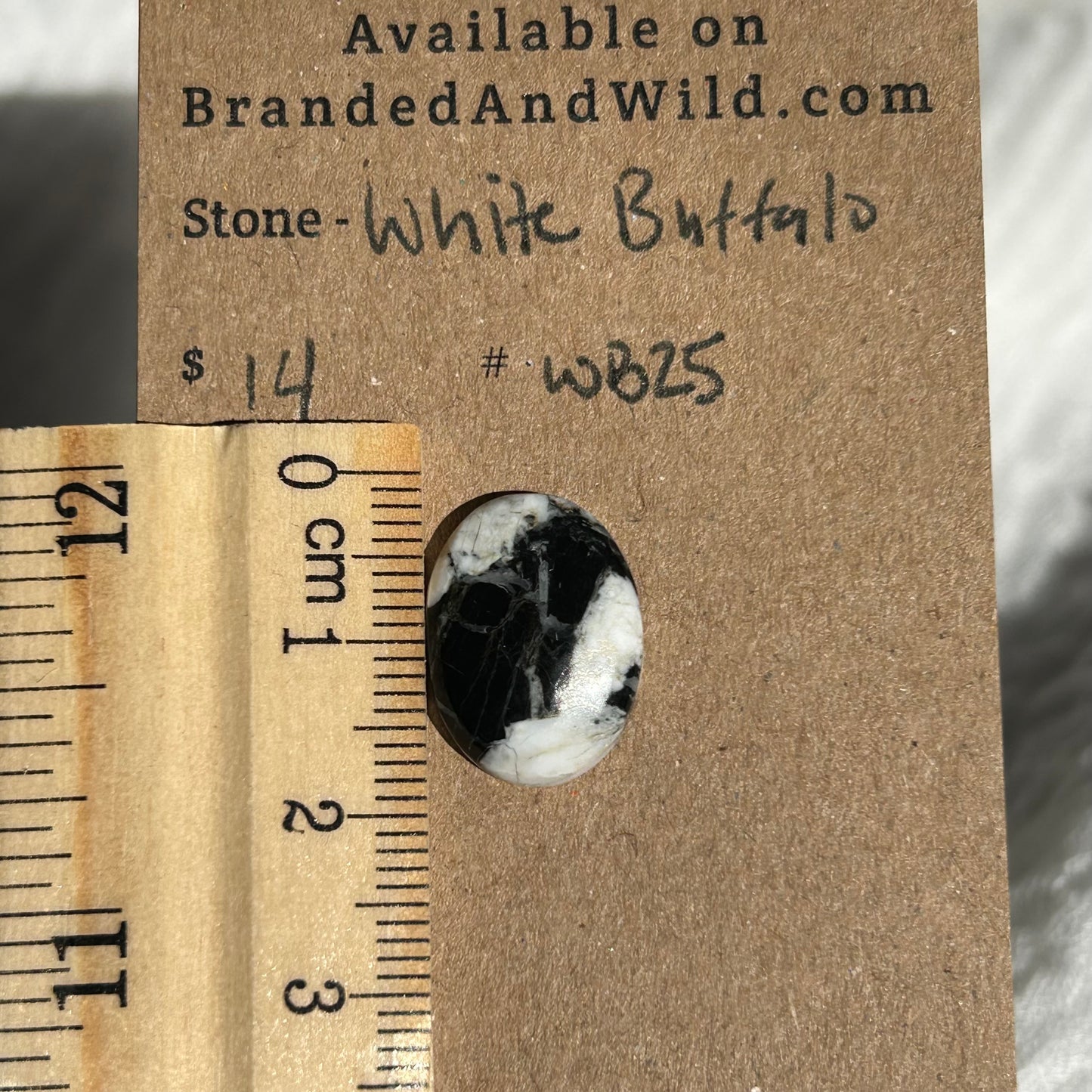 White Buffalo Cabochon - WB25