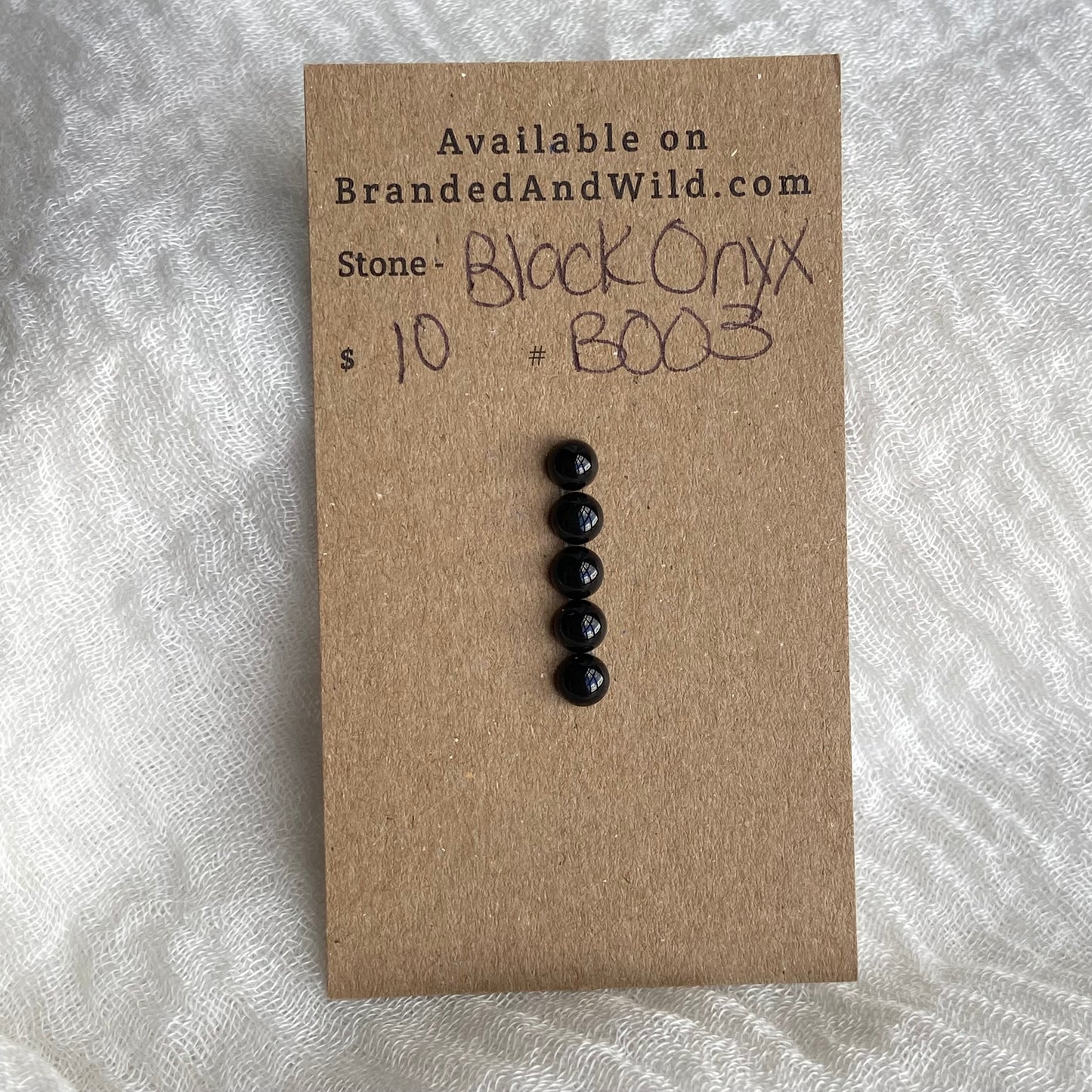 Black Onyx Cabochon - BO03