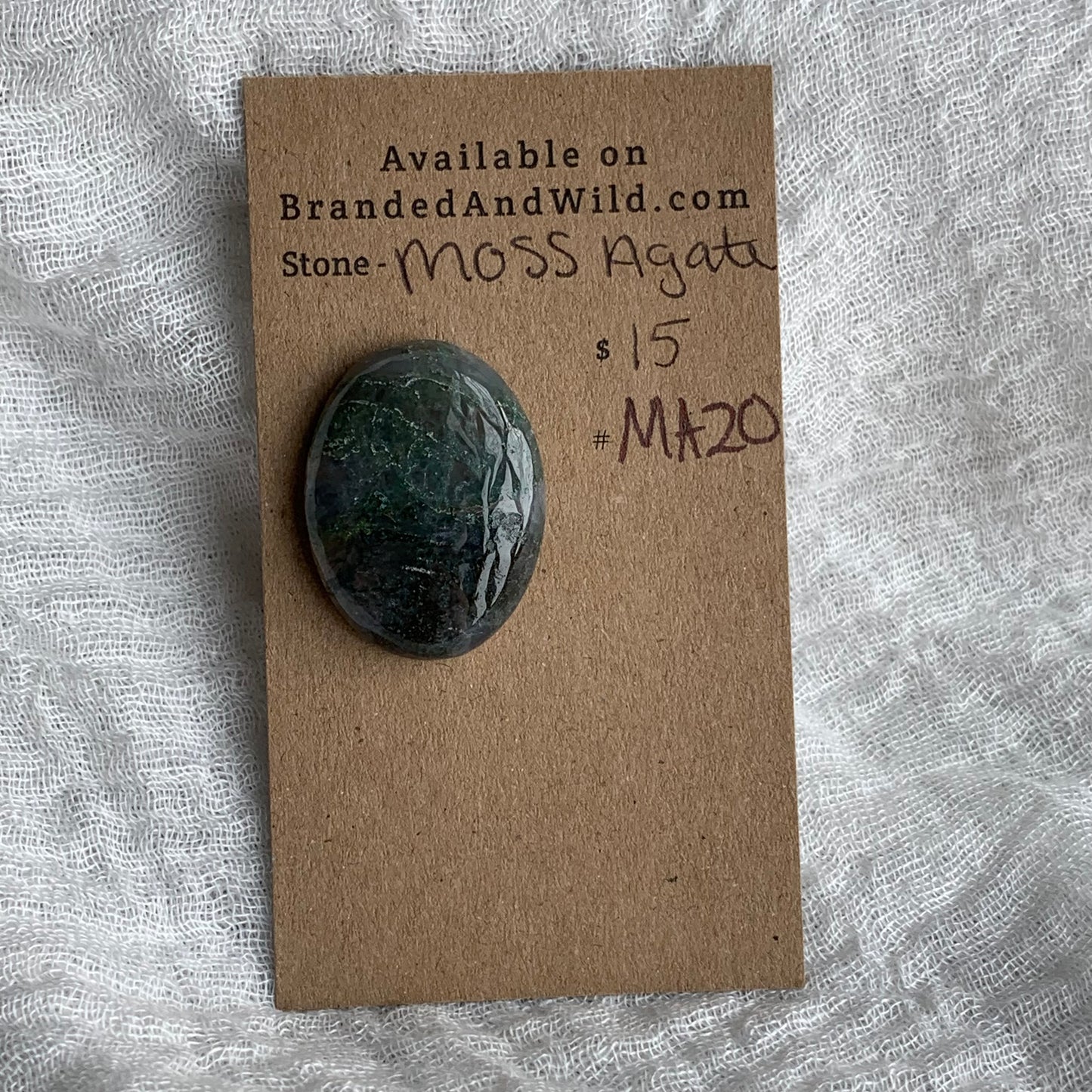 Moss Agate Cabochon- MA20