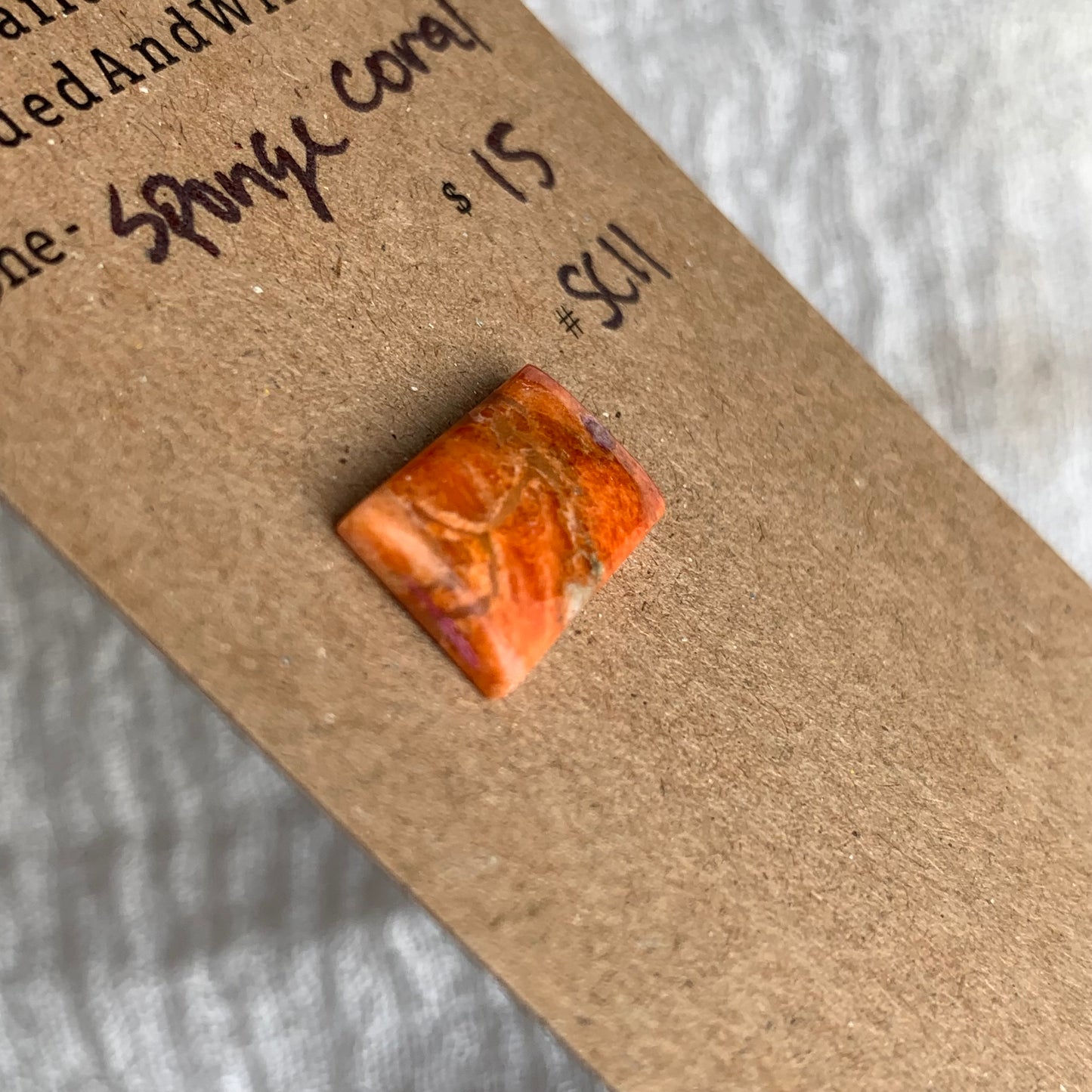 Sponge Coral Cabochon - SC11