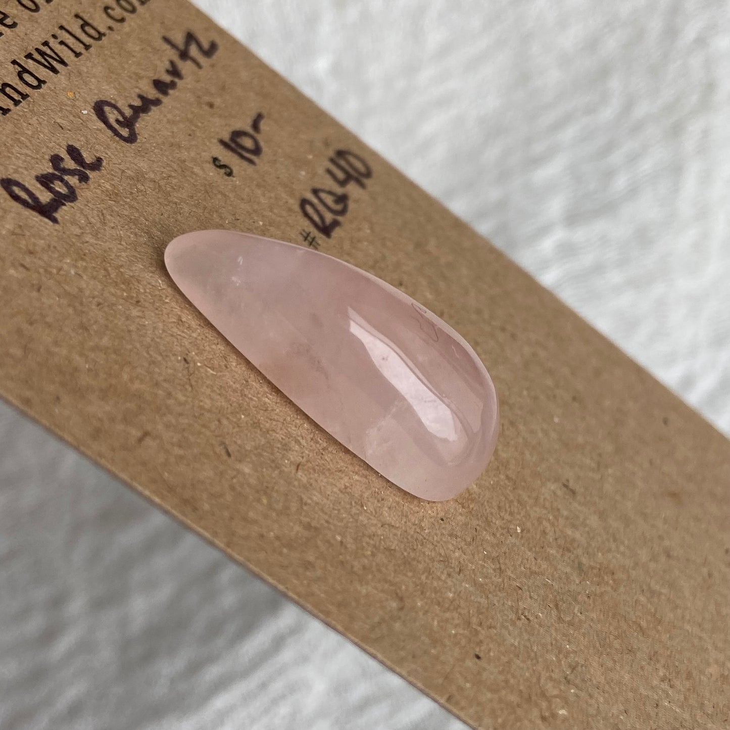 Rose Quartz Cabochon - RQ40