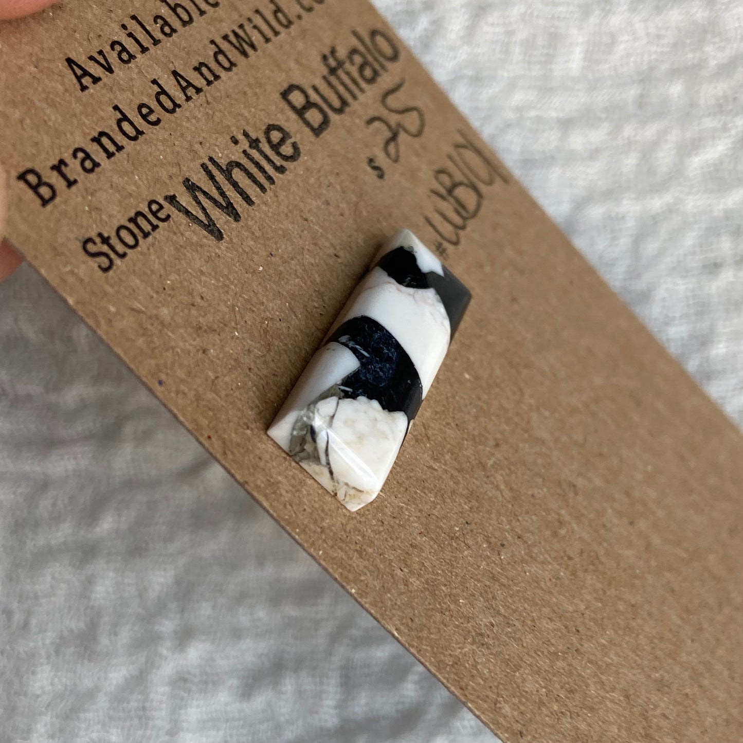 White Buffalo Cabochon - WB101