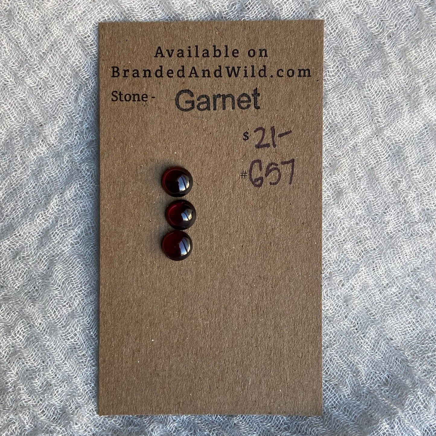 Garnet Cabochon - G57