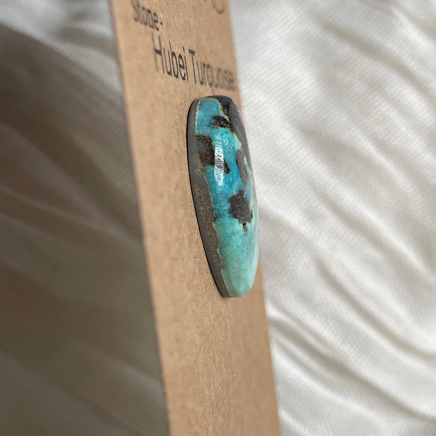 Hubei Turquoise Cabochon - H143 784CFB81-60C1-4601-A367-10FA21FC3EE6 Brandedandwild.com