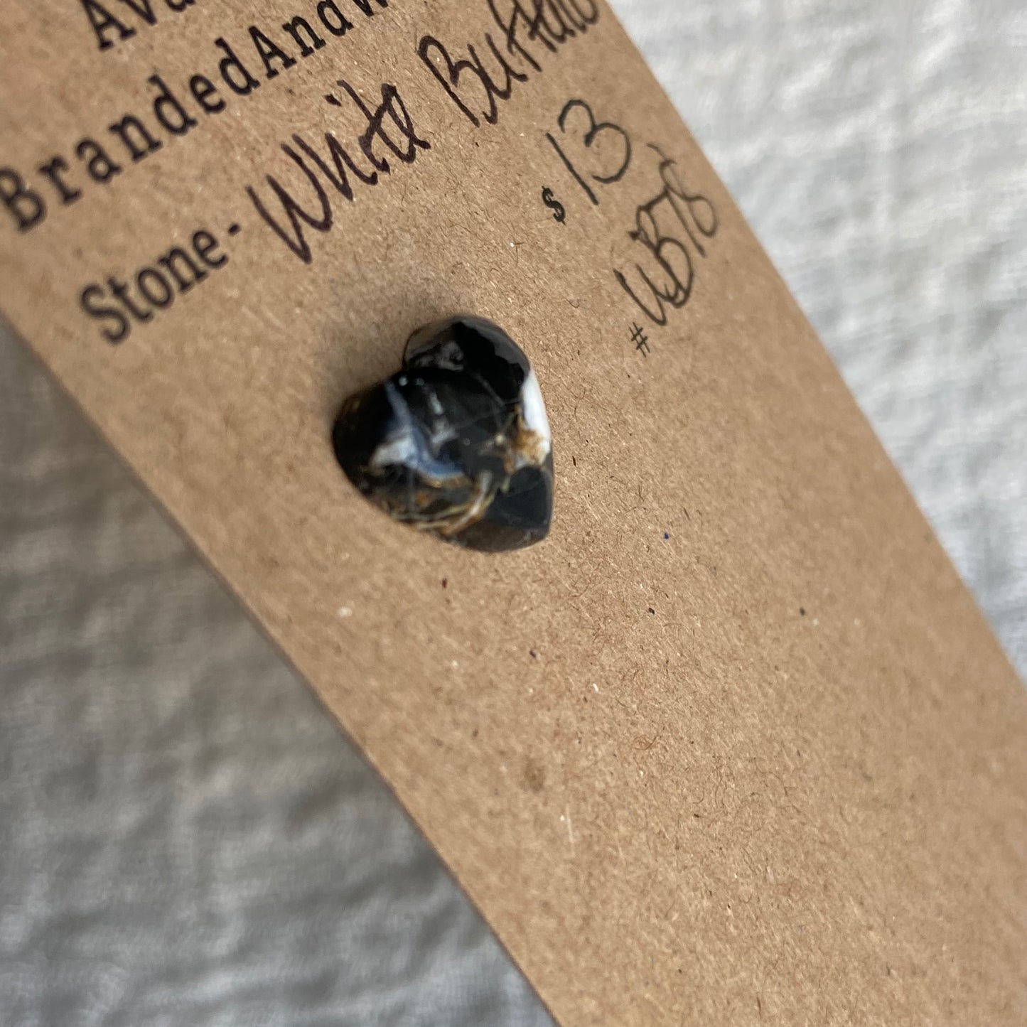 White Buffalo Cabochon - WB78