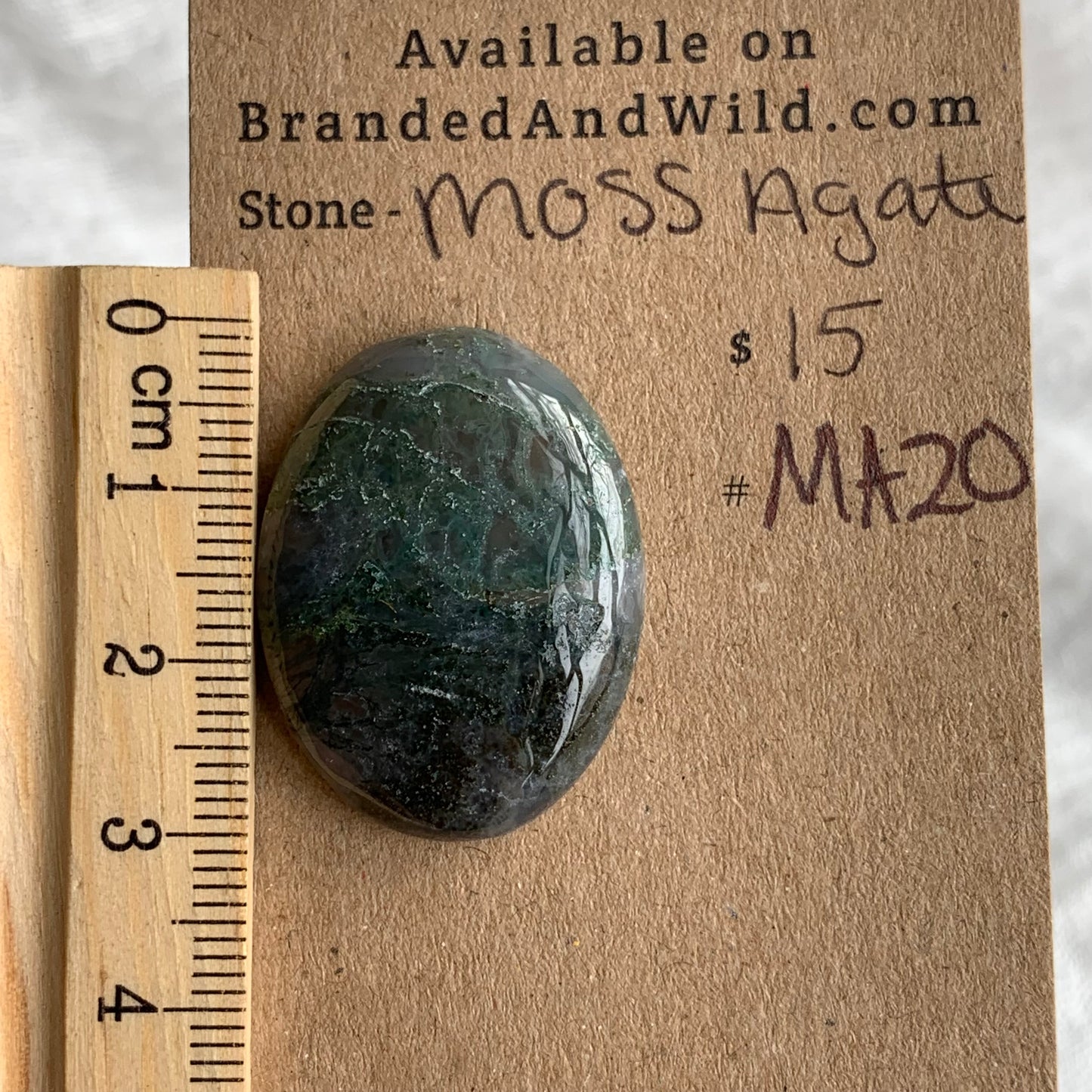Moss Agate Cabochon- MA20