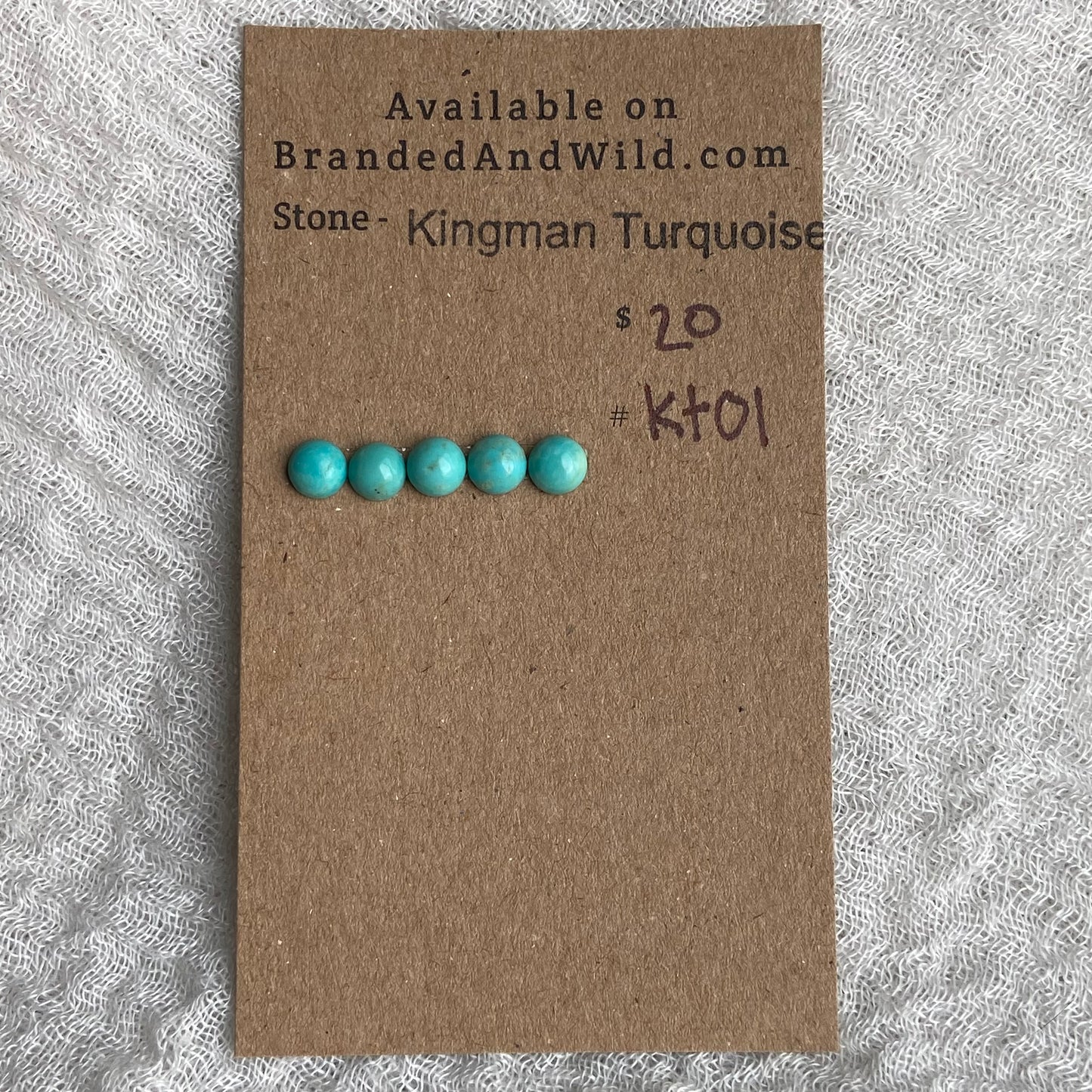 Kingman Turquoise Cabochon - KT01
