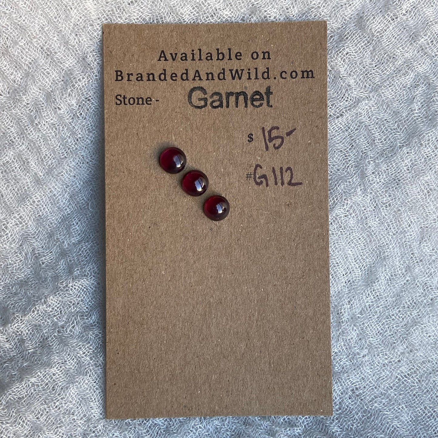 Garnet Cabochon - G112